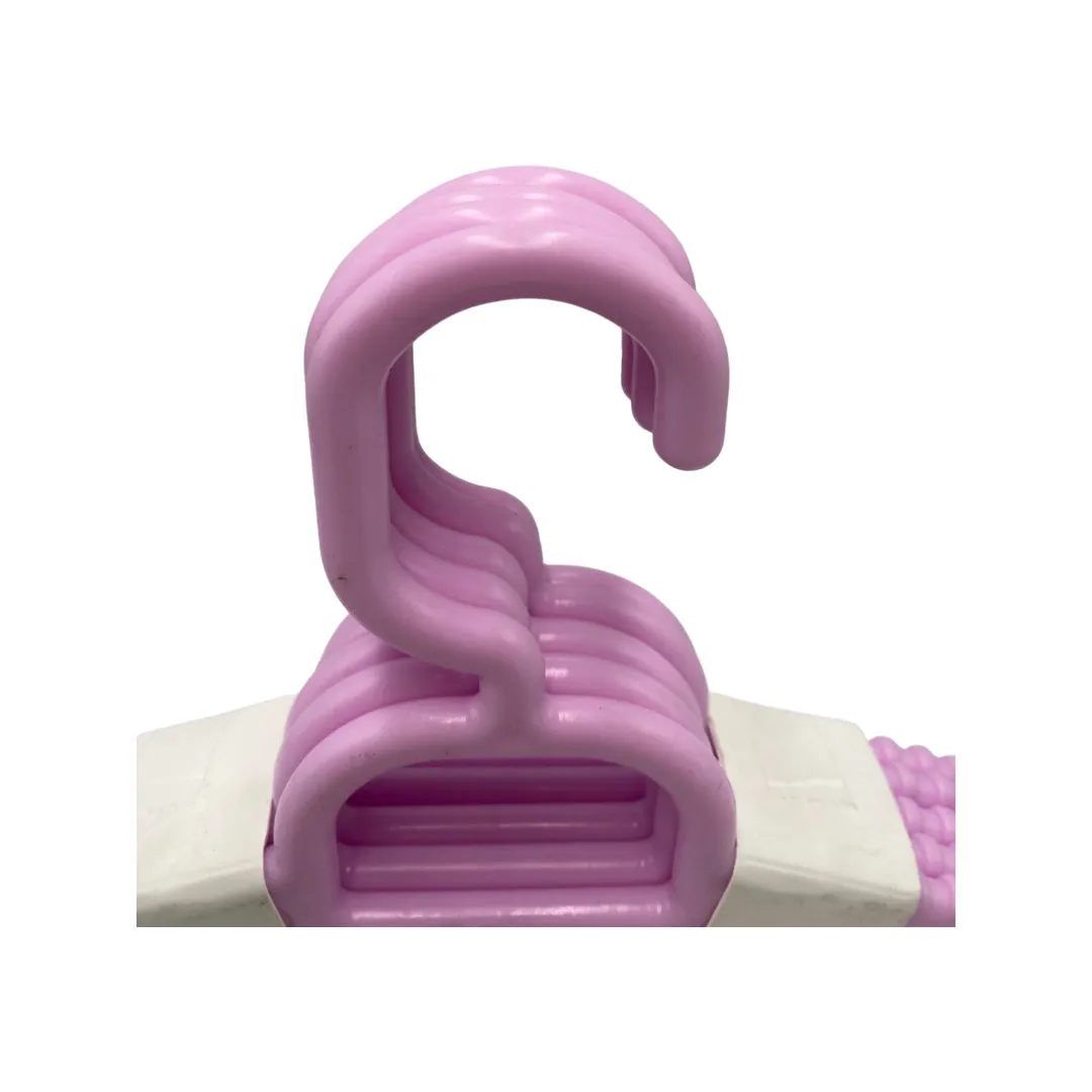 5-Pieces Non-Slip Plastic Hanger Yd434928 Pink