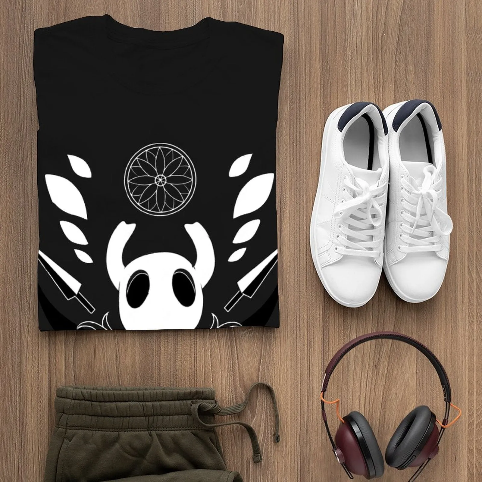 Aidase Hero of Dirtmouth Hollow Knight T Shirt RPG Harajuku T Shirts Round Neck Printed Tshirt Casual Clothes Man Plus Size 4XL 5XL