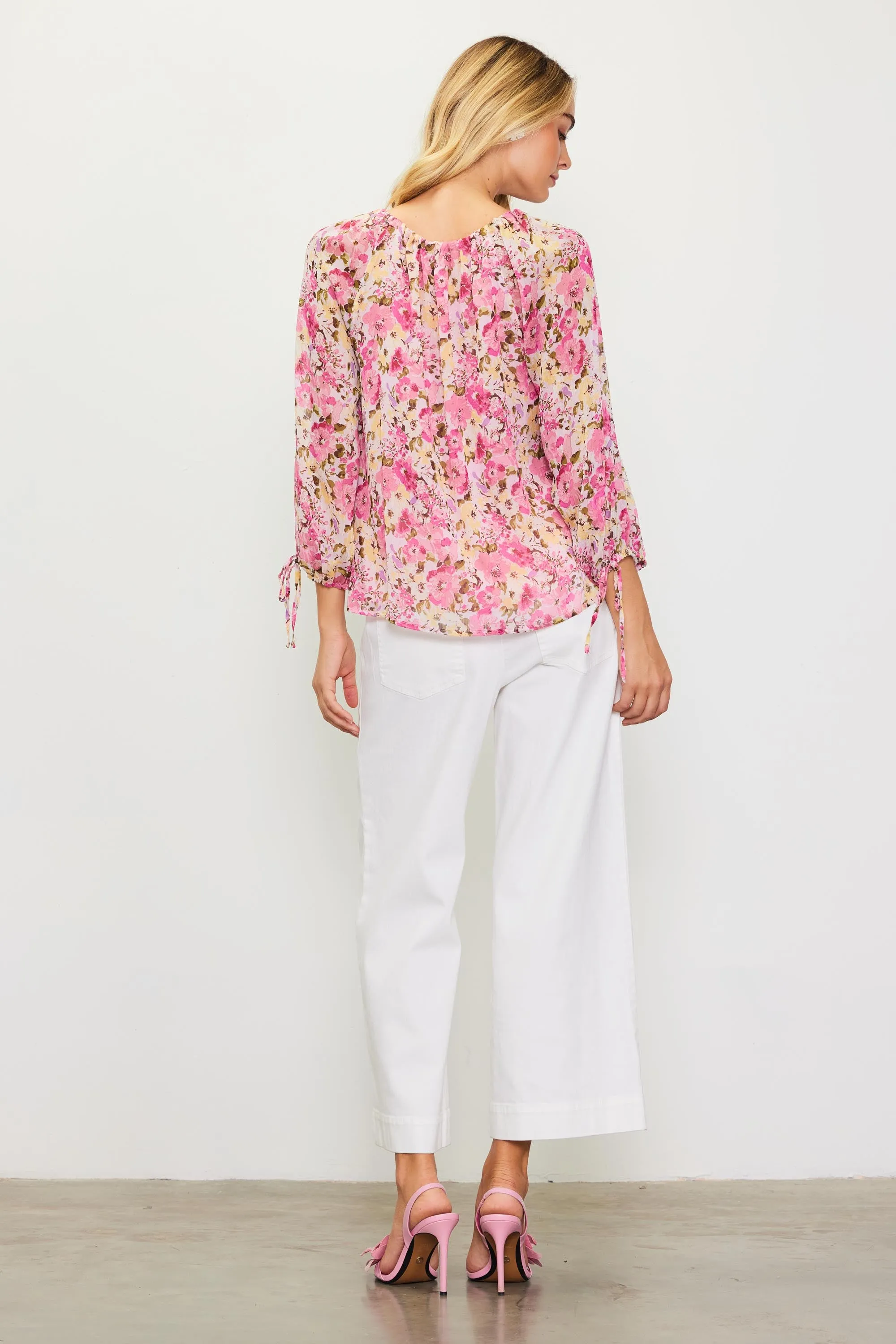 Alanna Floral Print Longsleeve Blouse