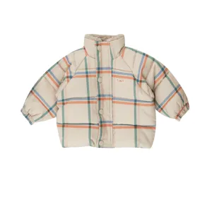 Check Padded Baby Jacket