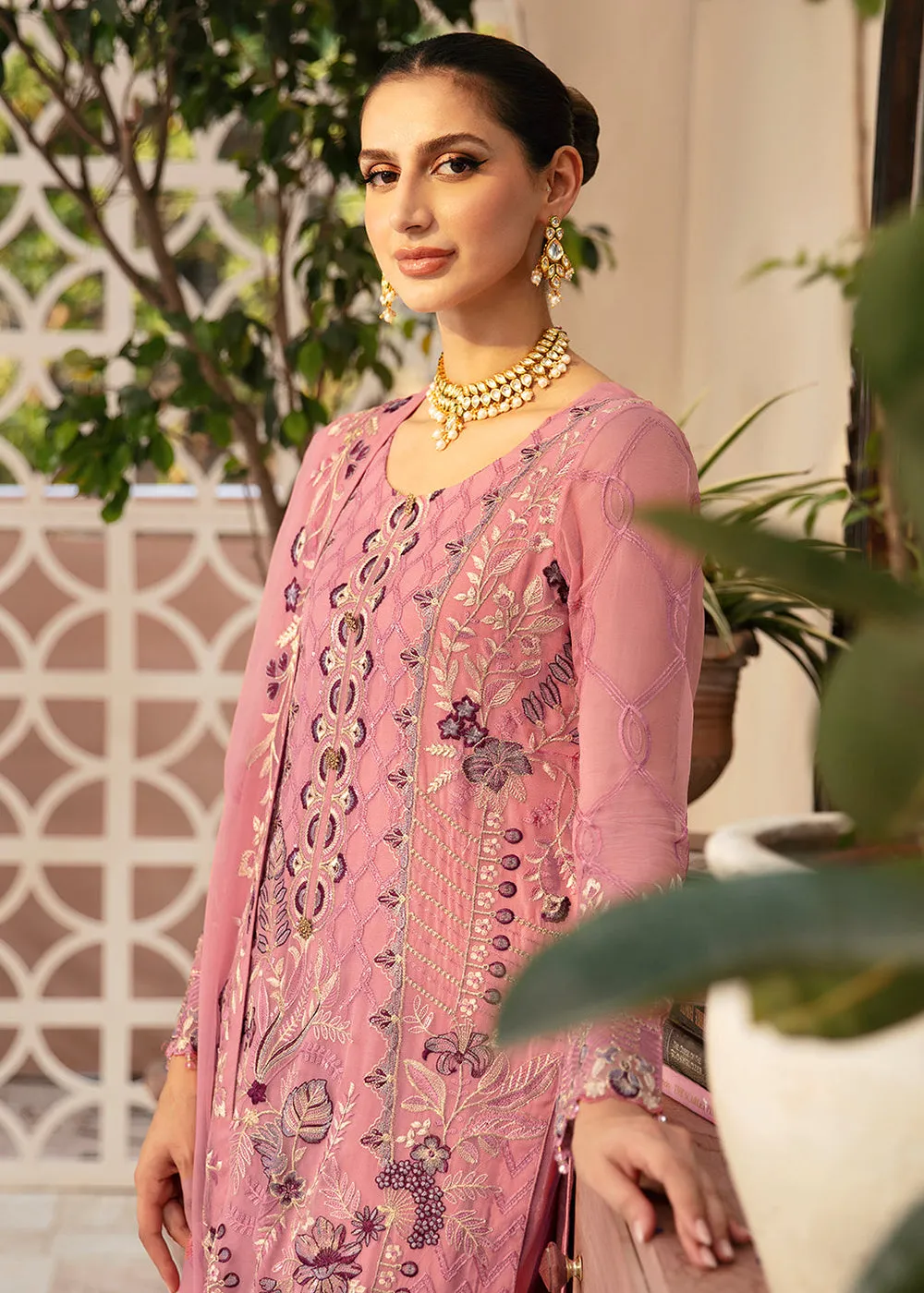 Chevron Luxury Chiffon Collection 24 by Ramsha | A-909