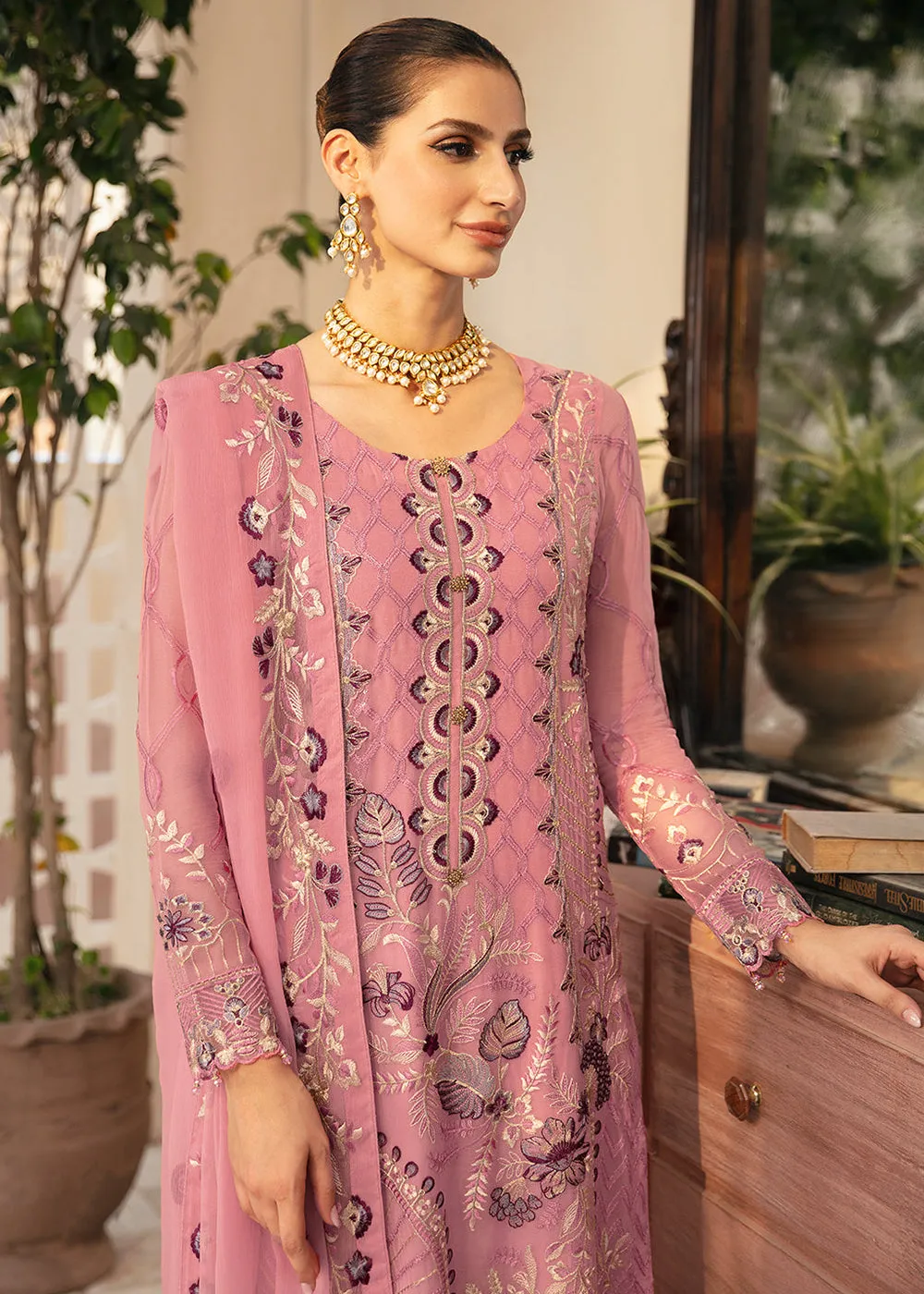 Chevron Luxury Chiffon Collection 24 by Ramsha | A-909