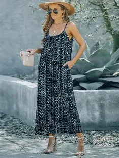 Chic V-neck Short-sleeved Jumpsuit