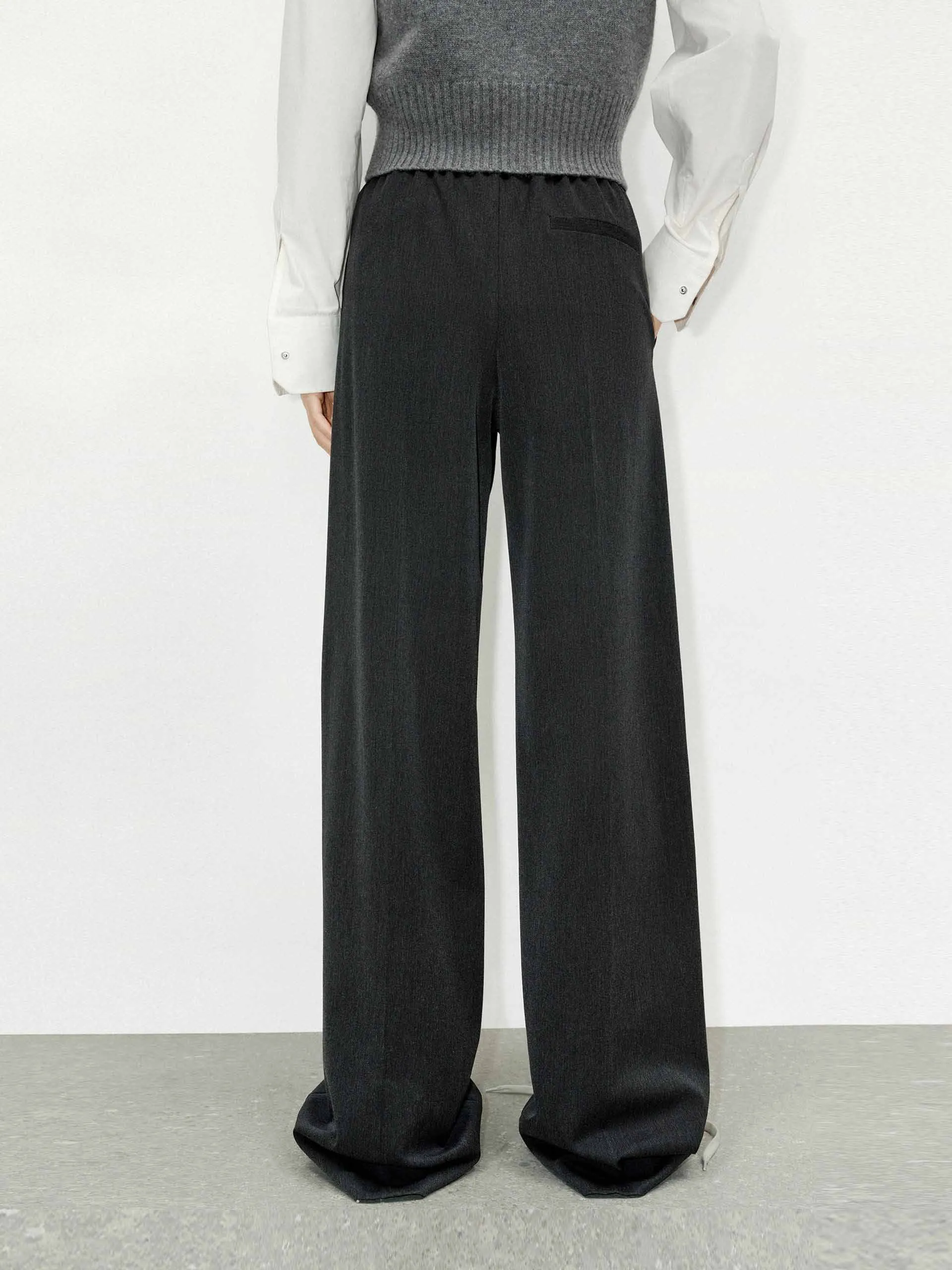 Elasticated Waist Tailored Pants