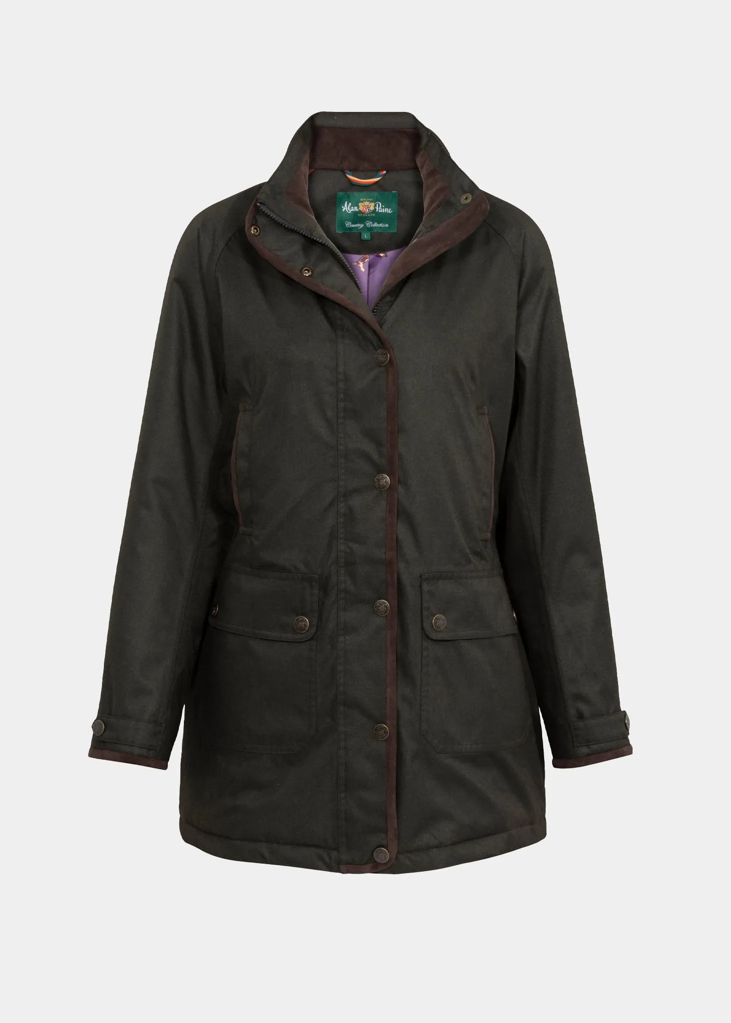 Fernley Ladies Waterproof Weekend Coat In Woodland