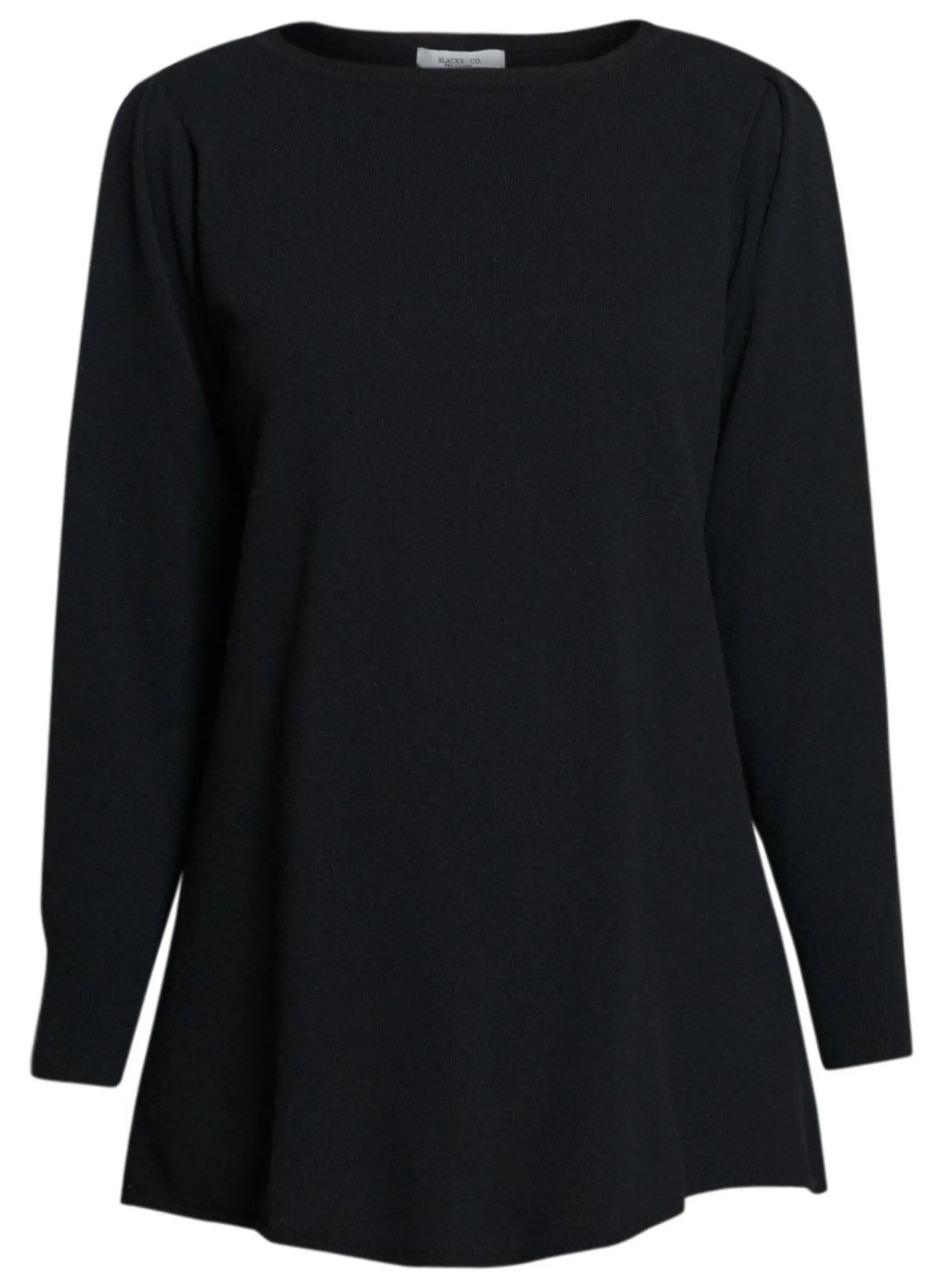 Flamina Maternity Jumper - Black