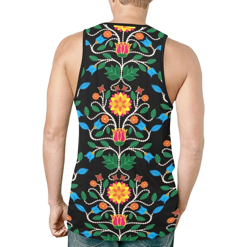 Floral Beadwork Four Clans Tank Top