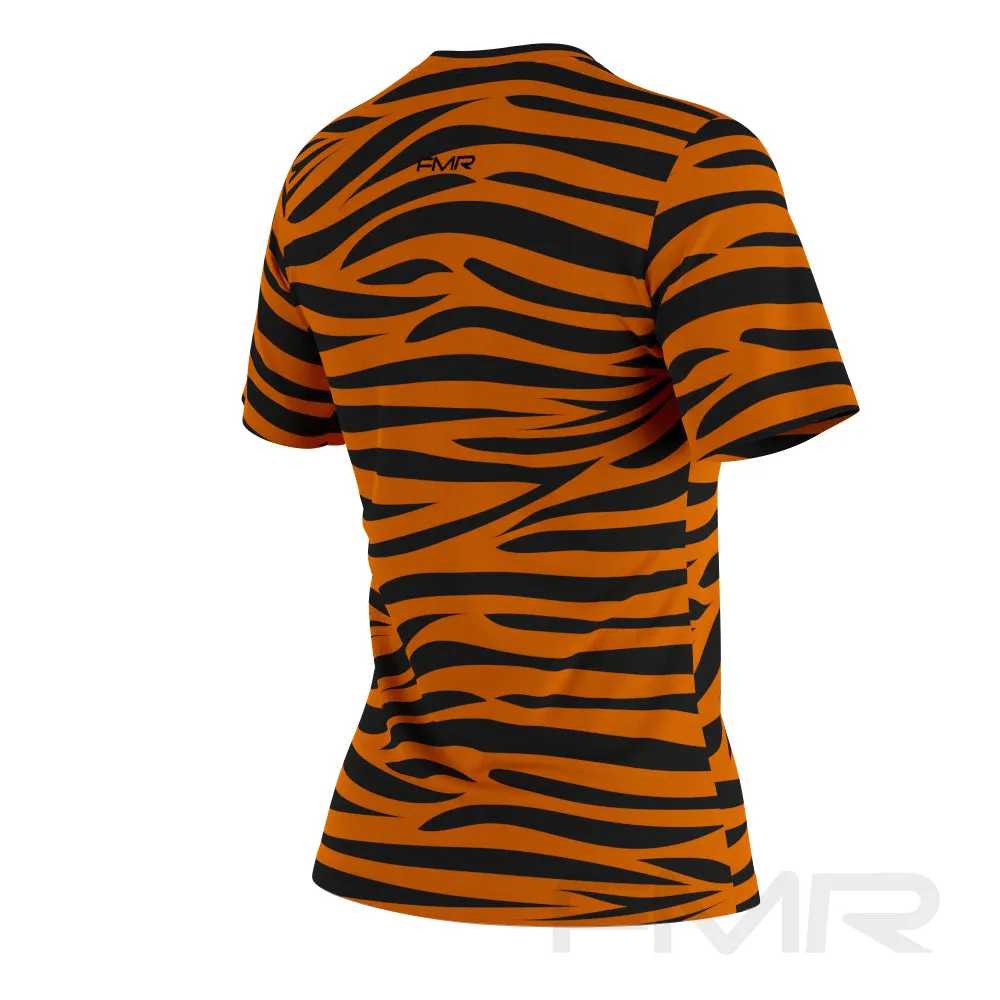 FMR Women's Tiger Print Short Sleeve Running Shirt