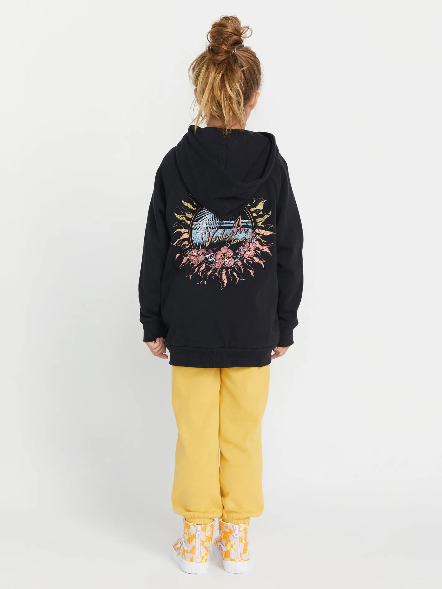 Girls Truly Stoked Boyfriend Hoodie - Black