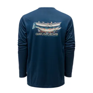 Grundens Drift Boat Long Sleeve Tech Tee