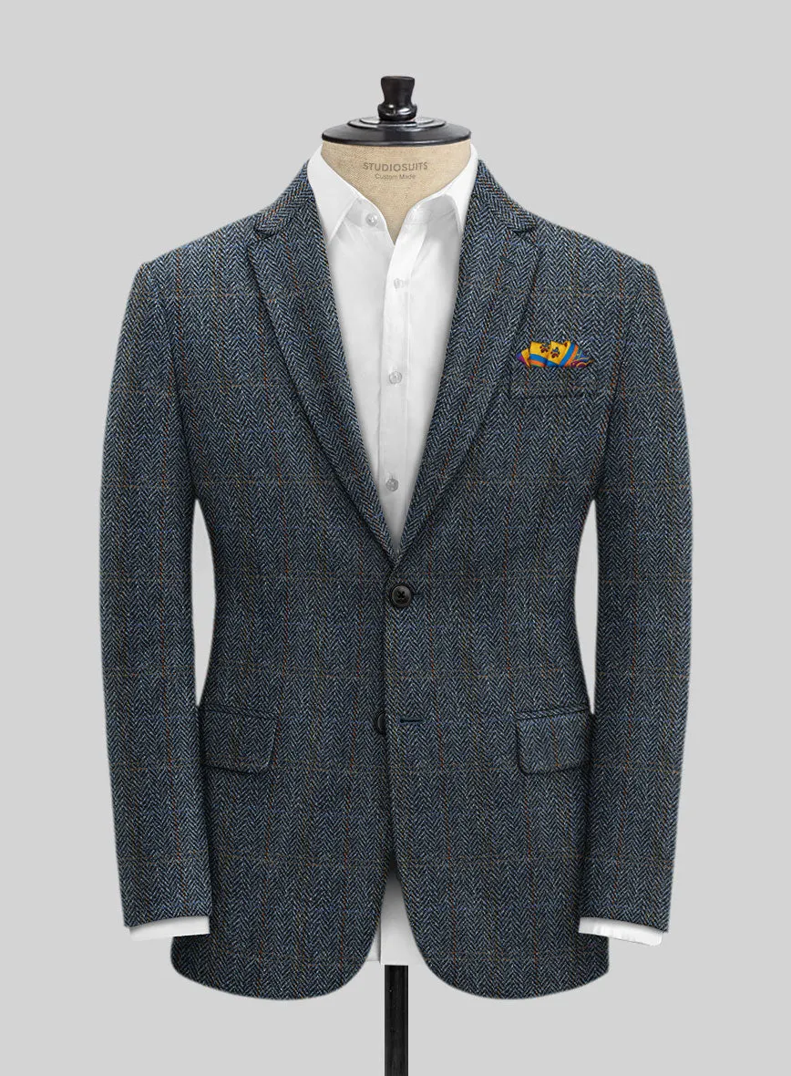 Harris Tweed Country Blue Suit