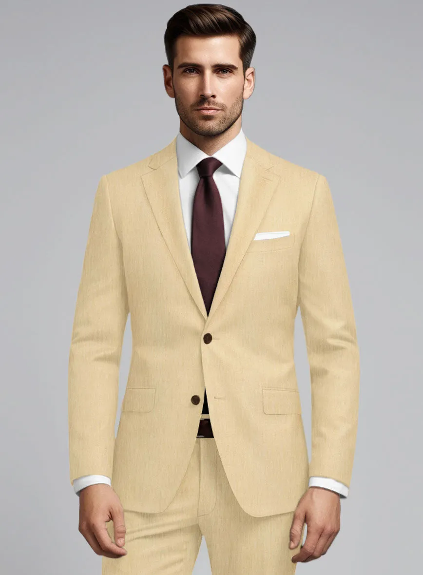 Huddersfield Stretch Khaki Wool Suit