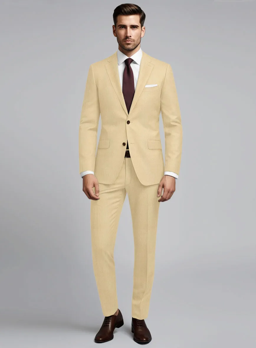 Huddersfield Stretch Khaki Wool Suit