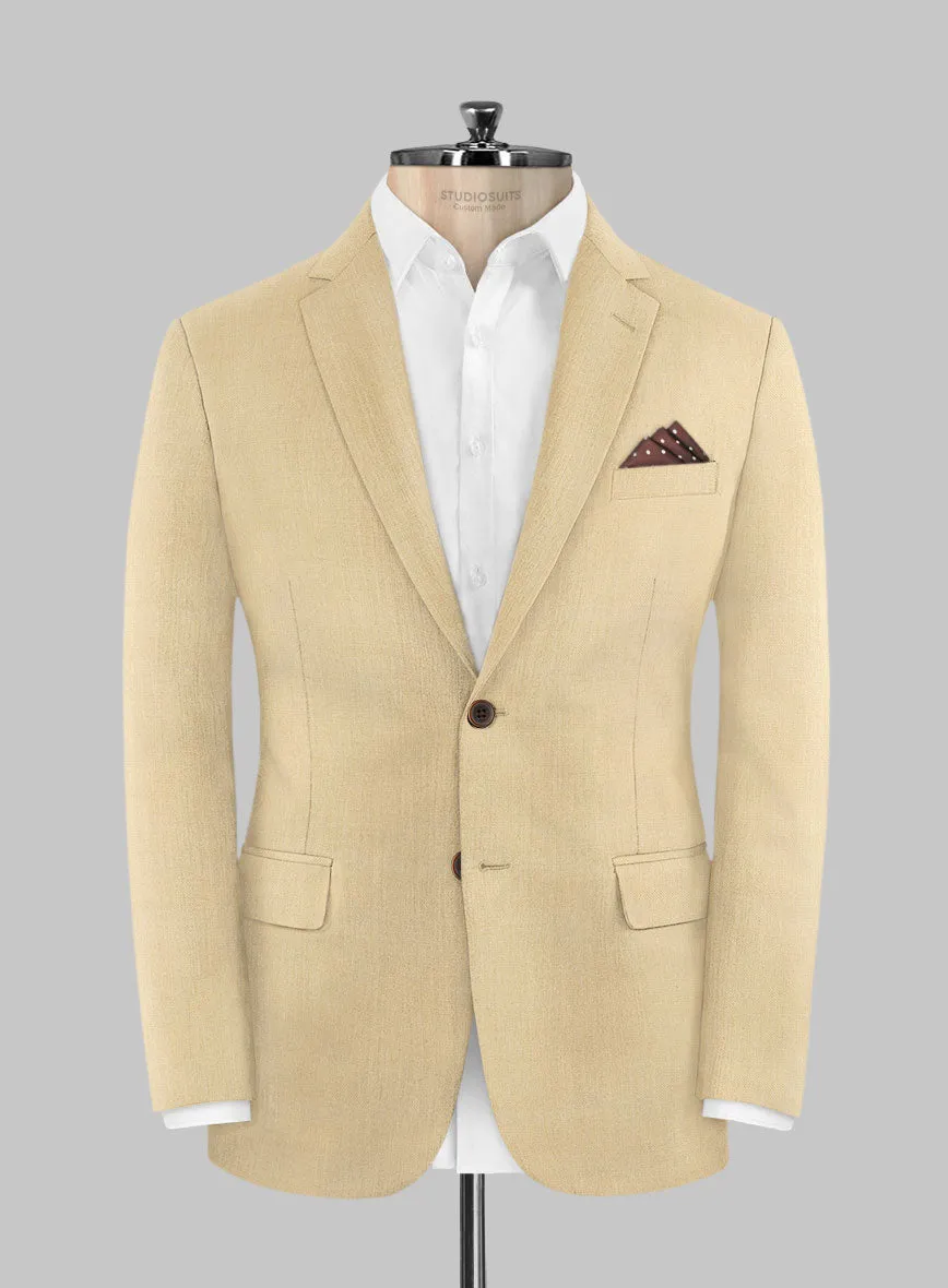 Huddersfield Stretch Khaki Wool Suit