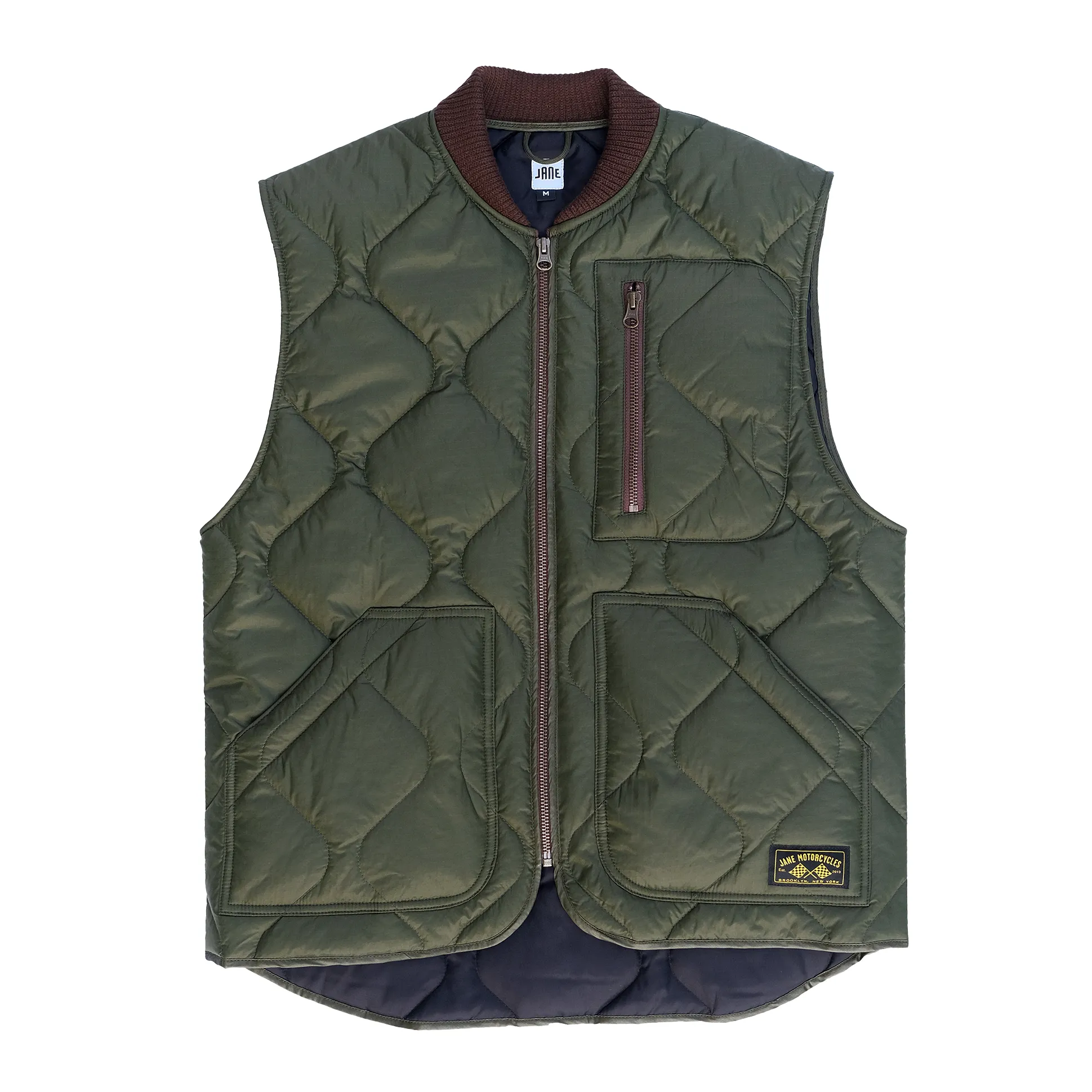 Humboldt Quilted Liner Vest - Olive