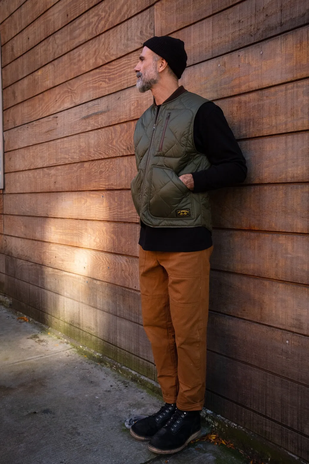 Humboldt Quilted Liner Vest - Olive