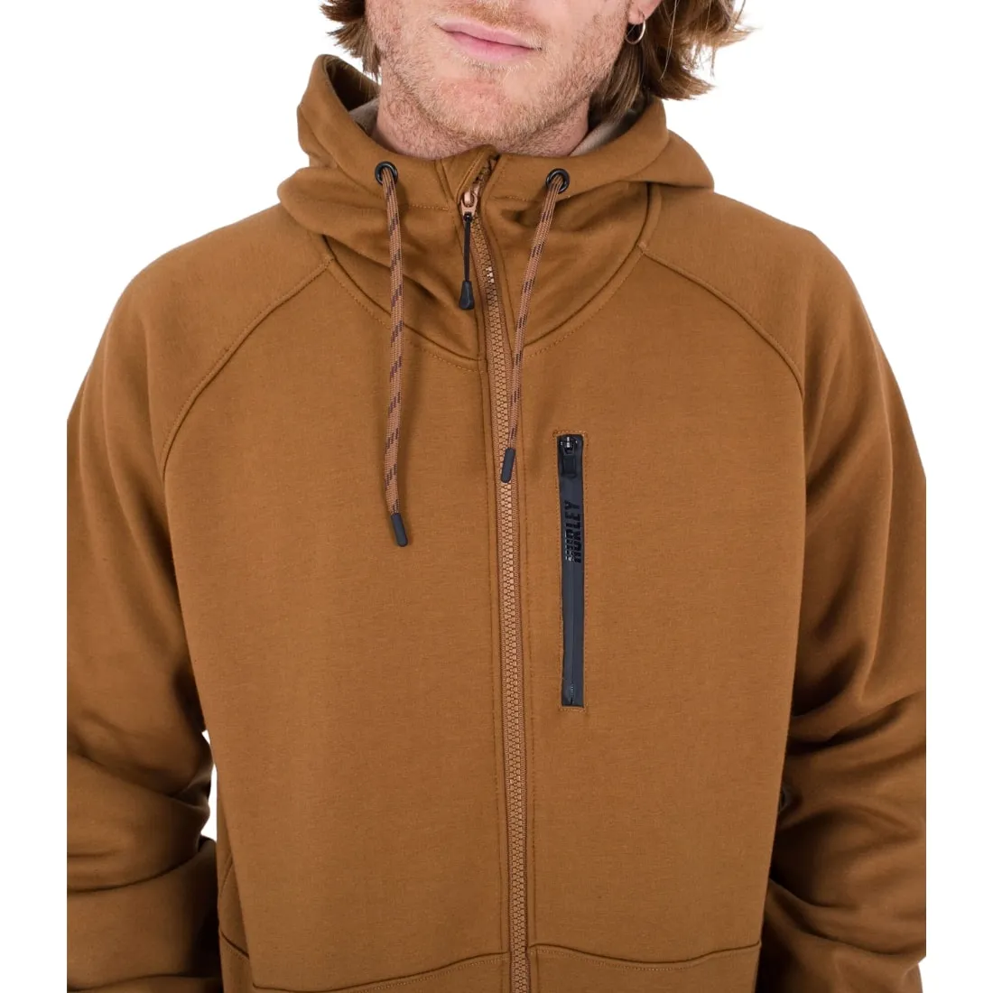 Hurley Cabrillo Heat Full Zip Fleece - Bronzed