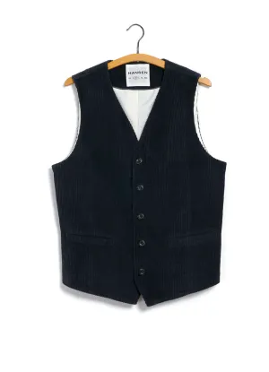 KNUD 28-35-3 | Workwear Waistcoat | Dusty Navy