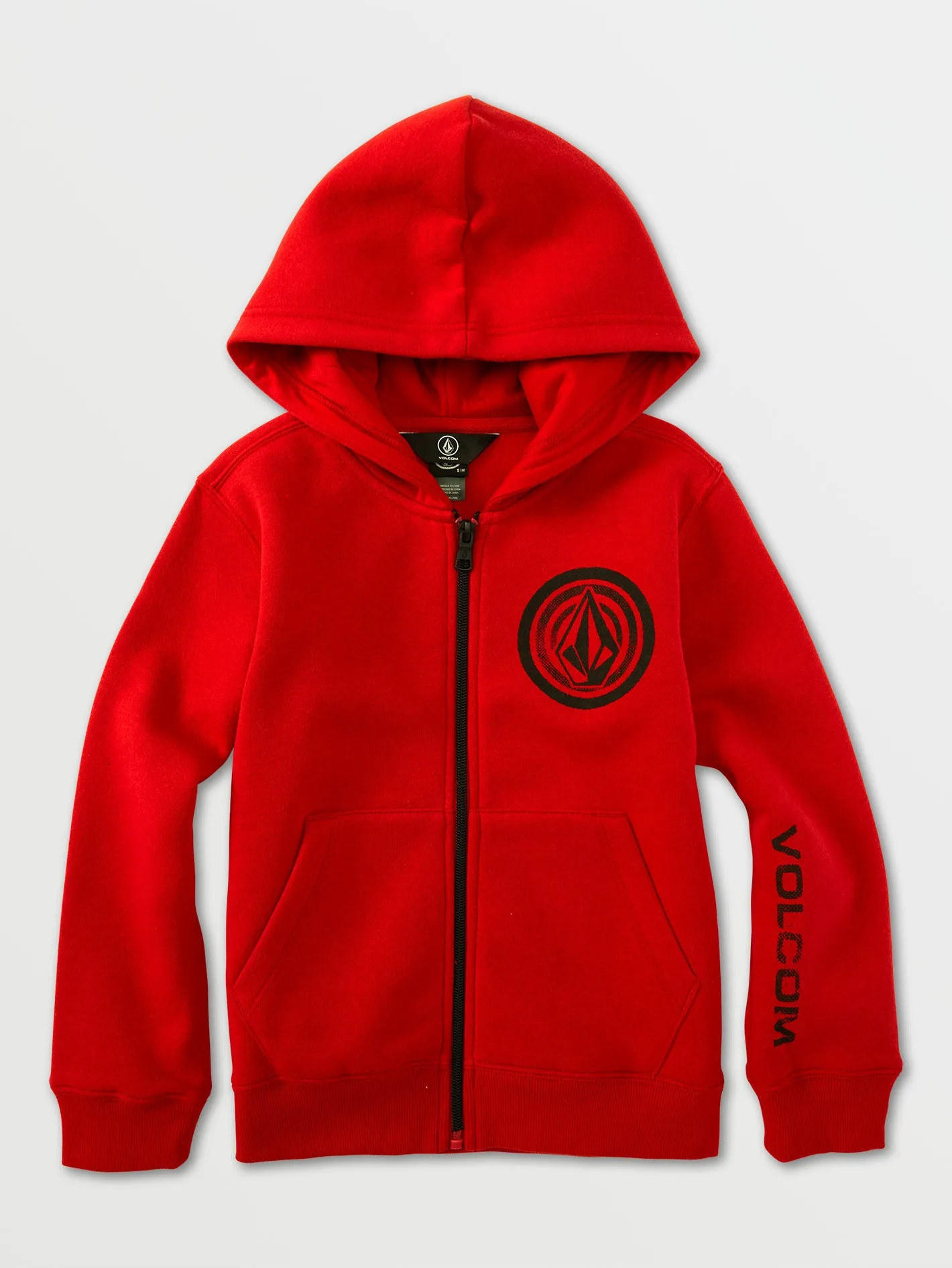 Little Boys Liberated 91 Zip Hoodie - Ribbon Red