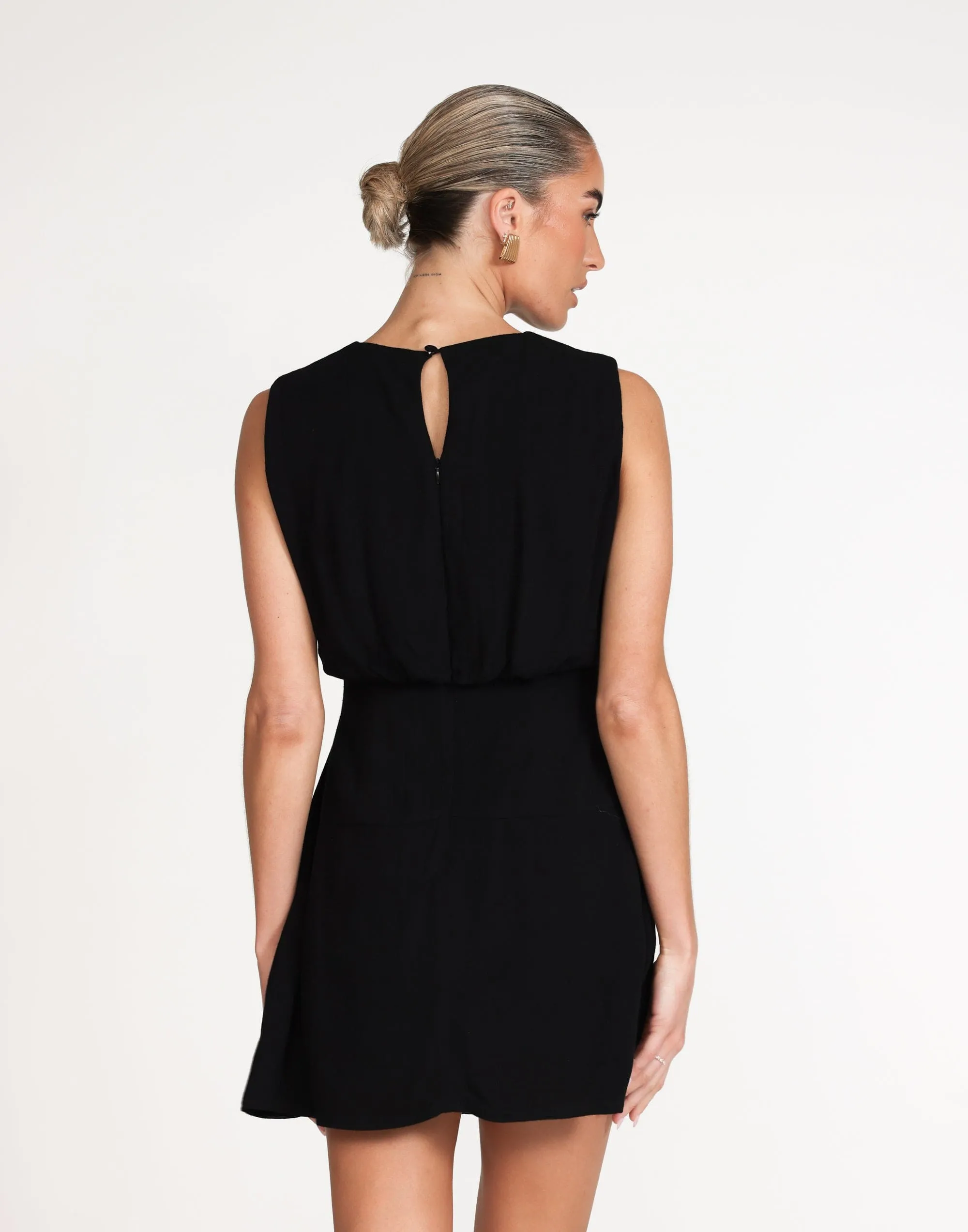 Liza Mini Dress (Black)