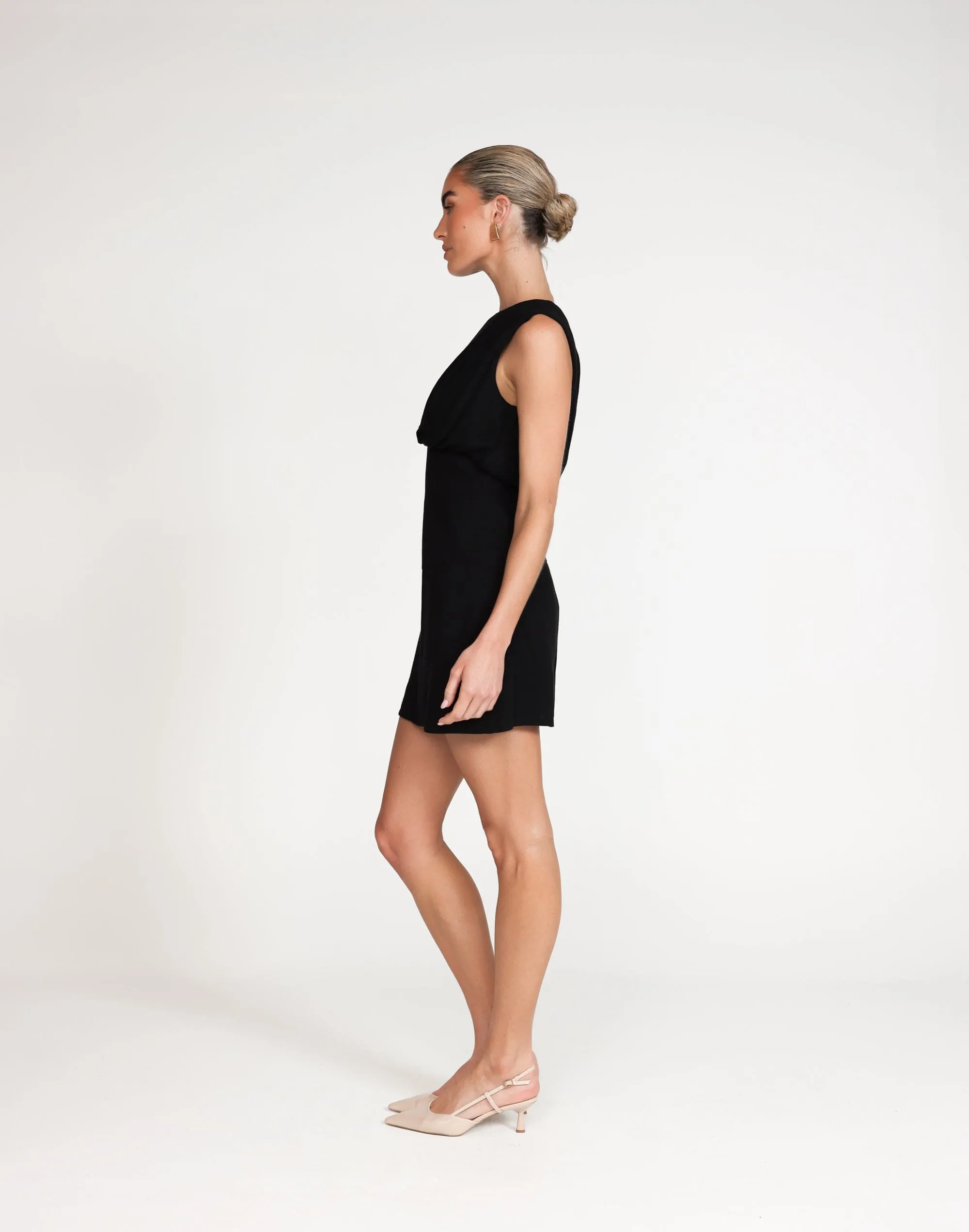 Liza Mini Dress (Black)