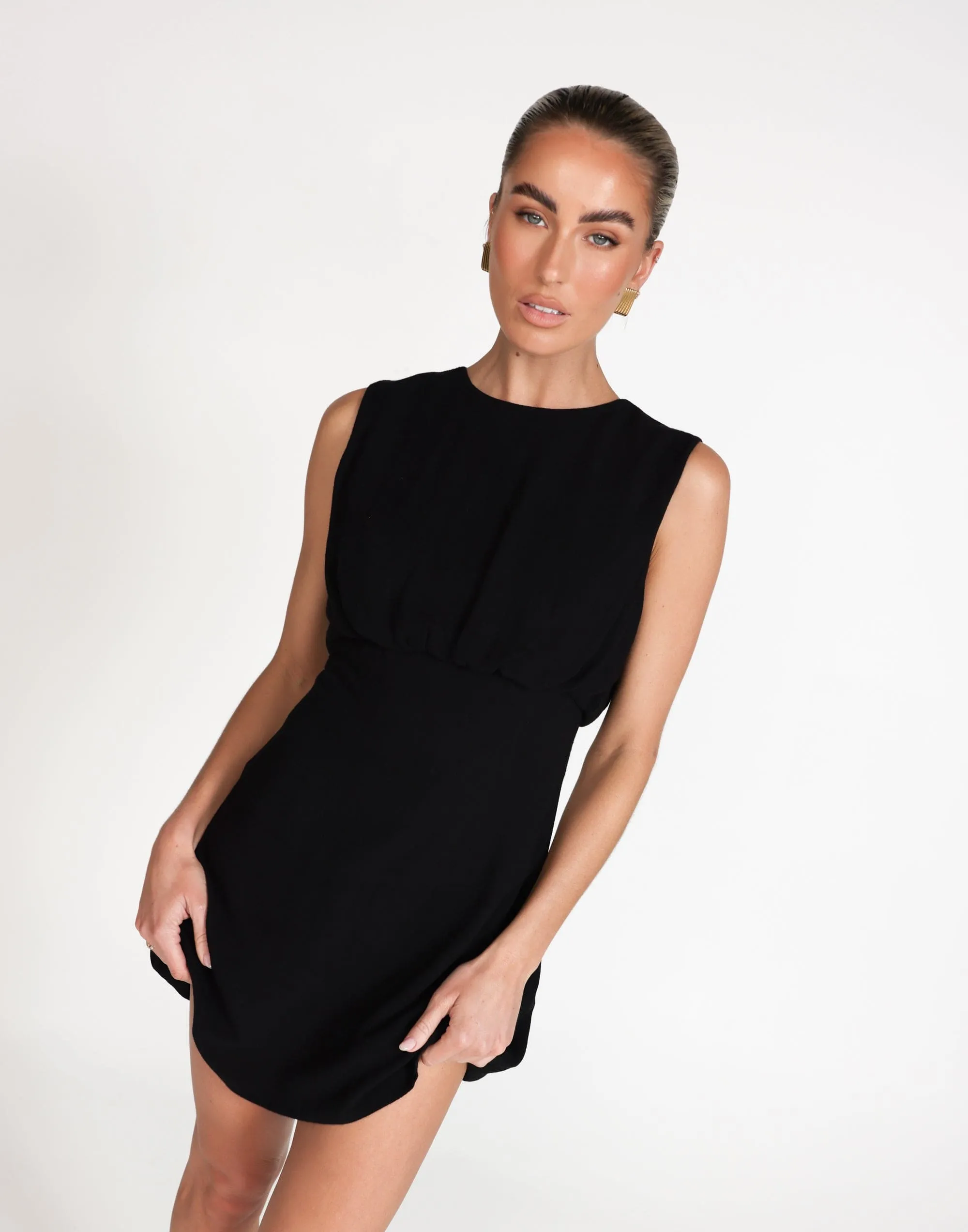 Liza Mini Dress (Black)