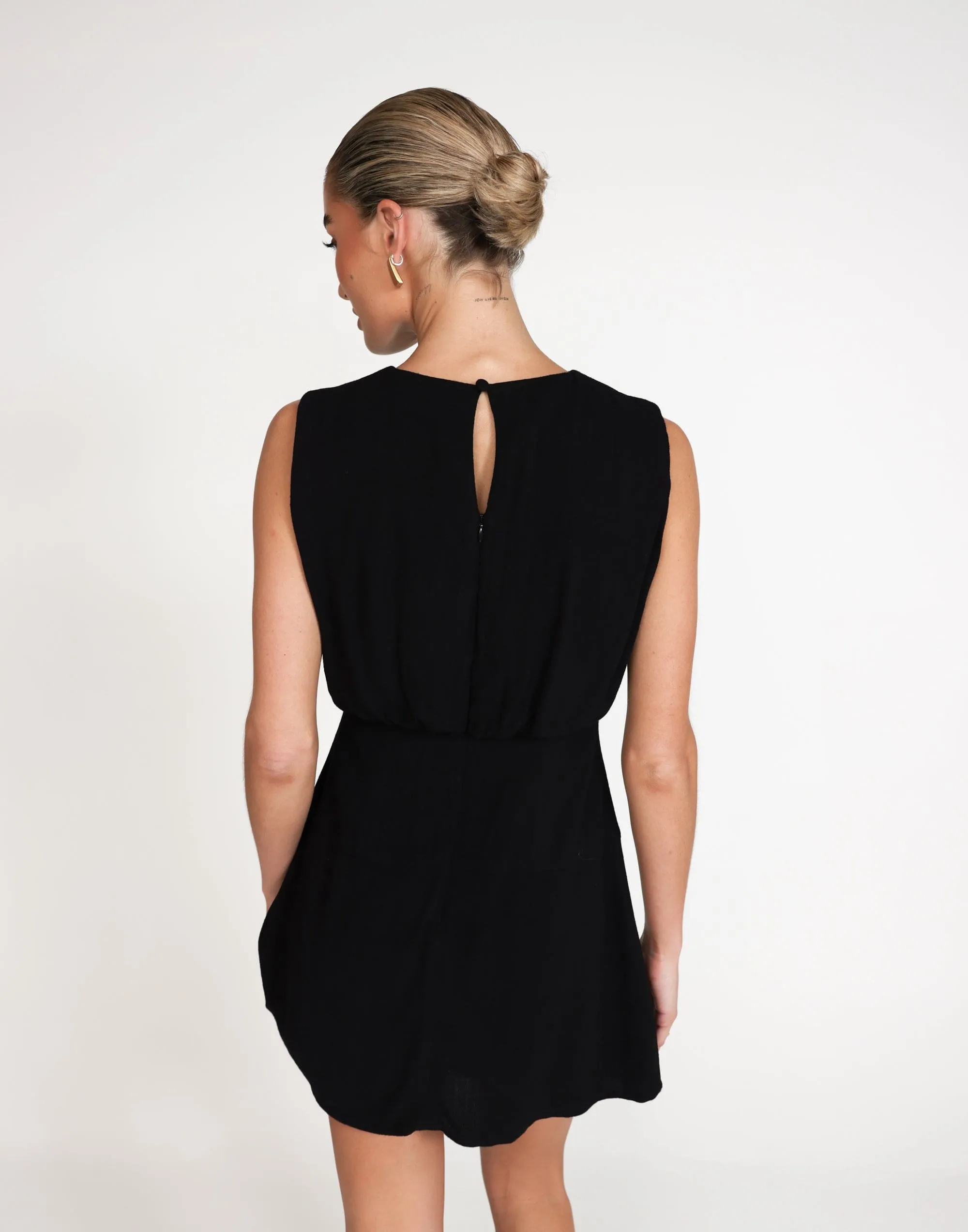 Liza Mini Dress (Black)