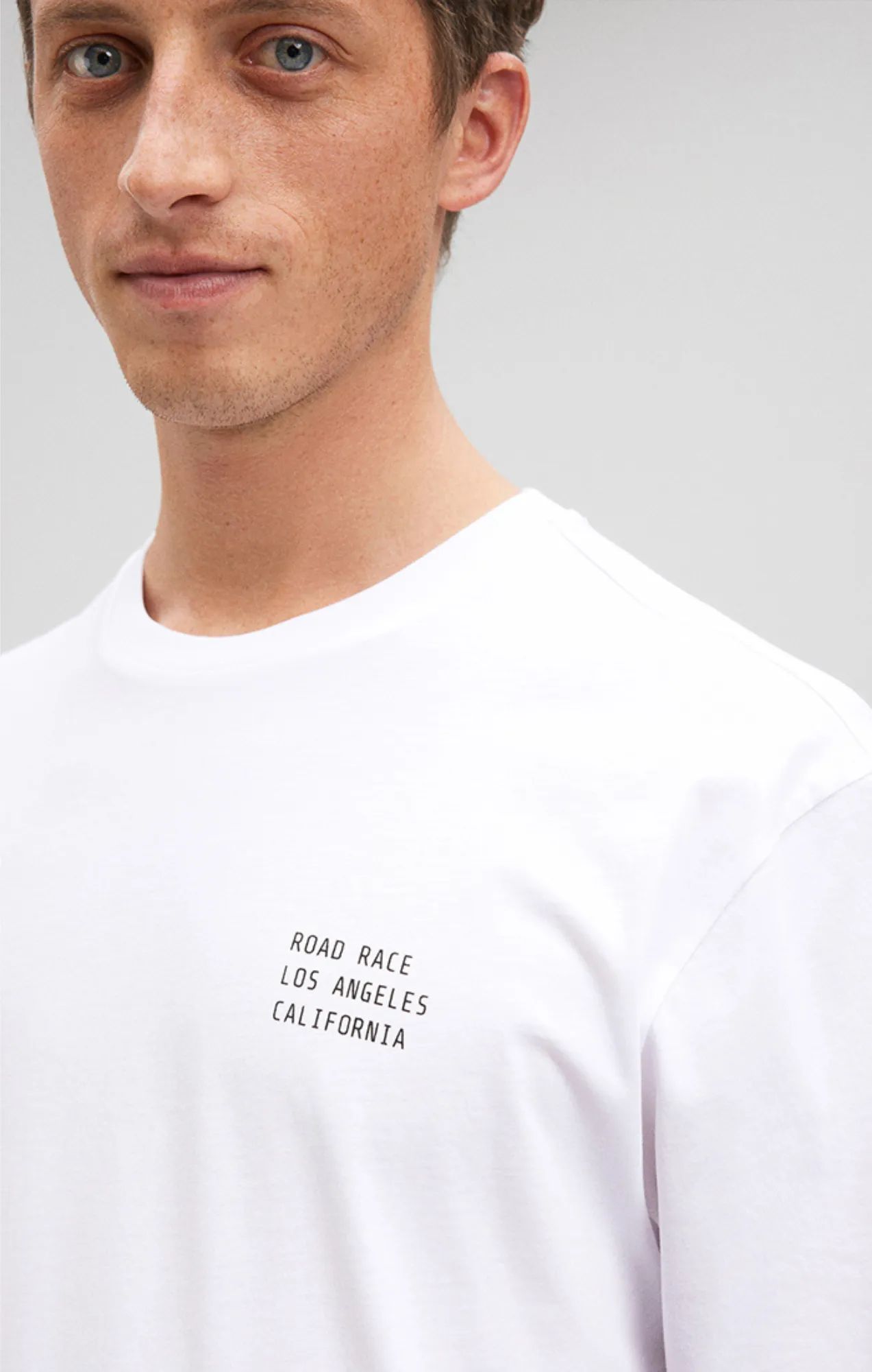 LOS ANGELES PRINT T-SHIRT IN WHITE