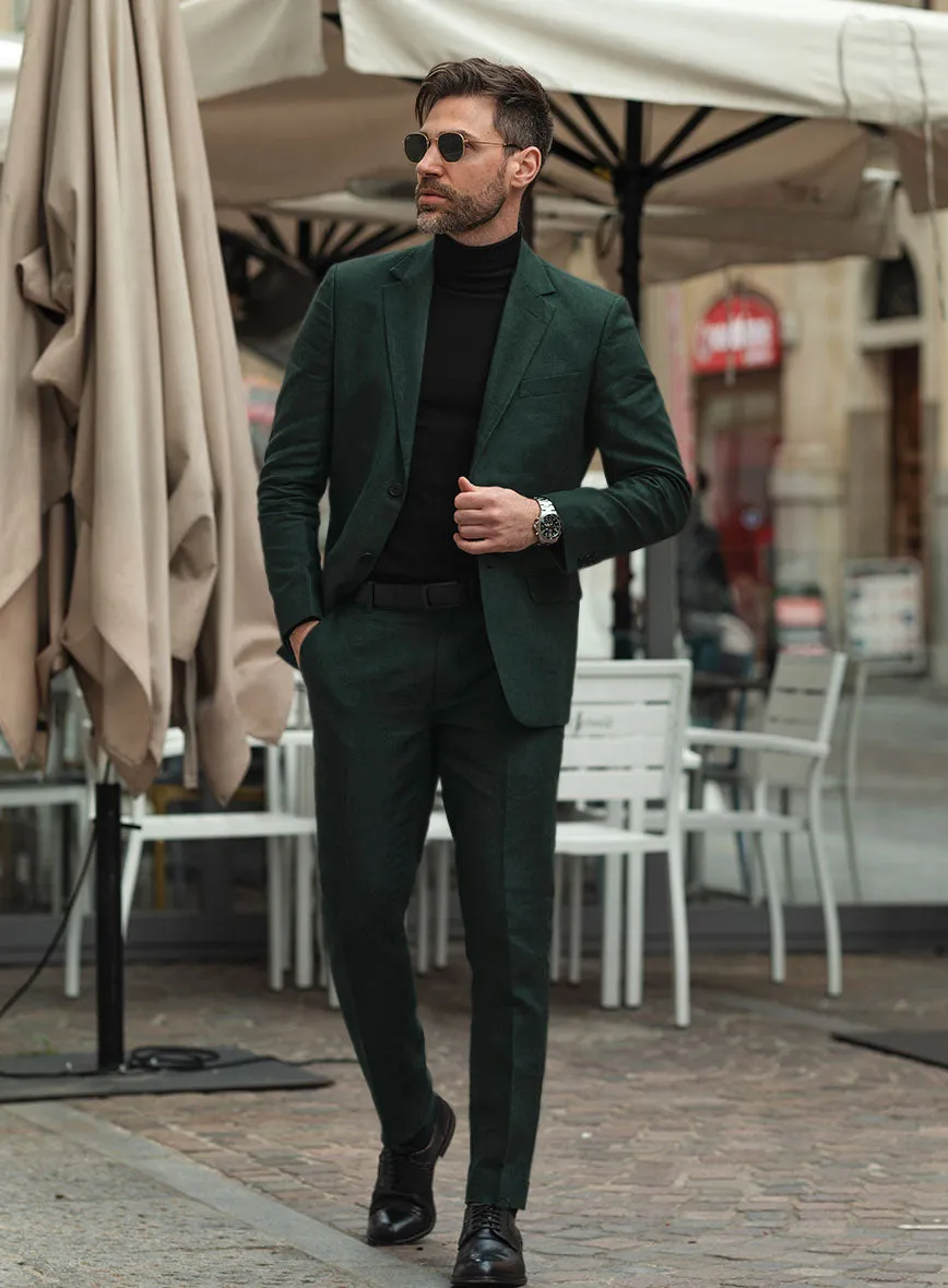 Martini Green Linen Suit