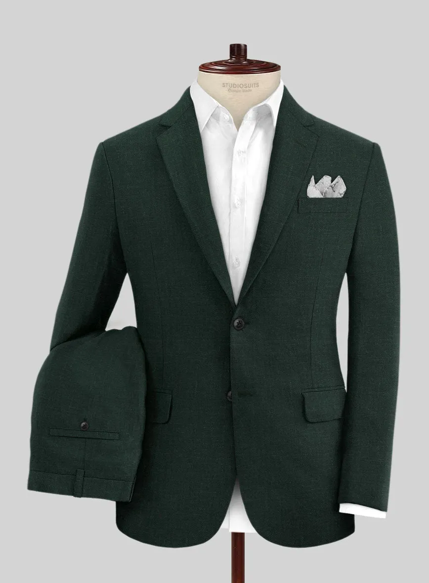 Martini Green Linen Suit