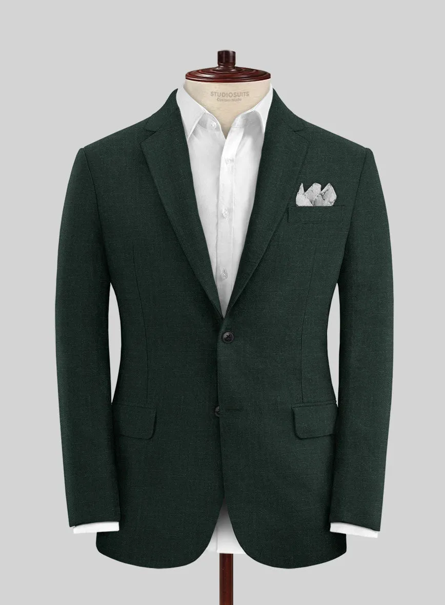 Martini Green Linen Suit