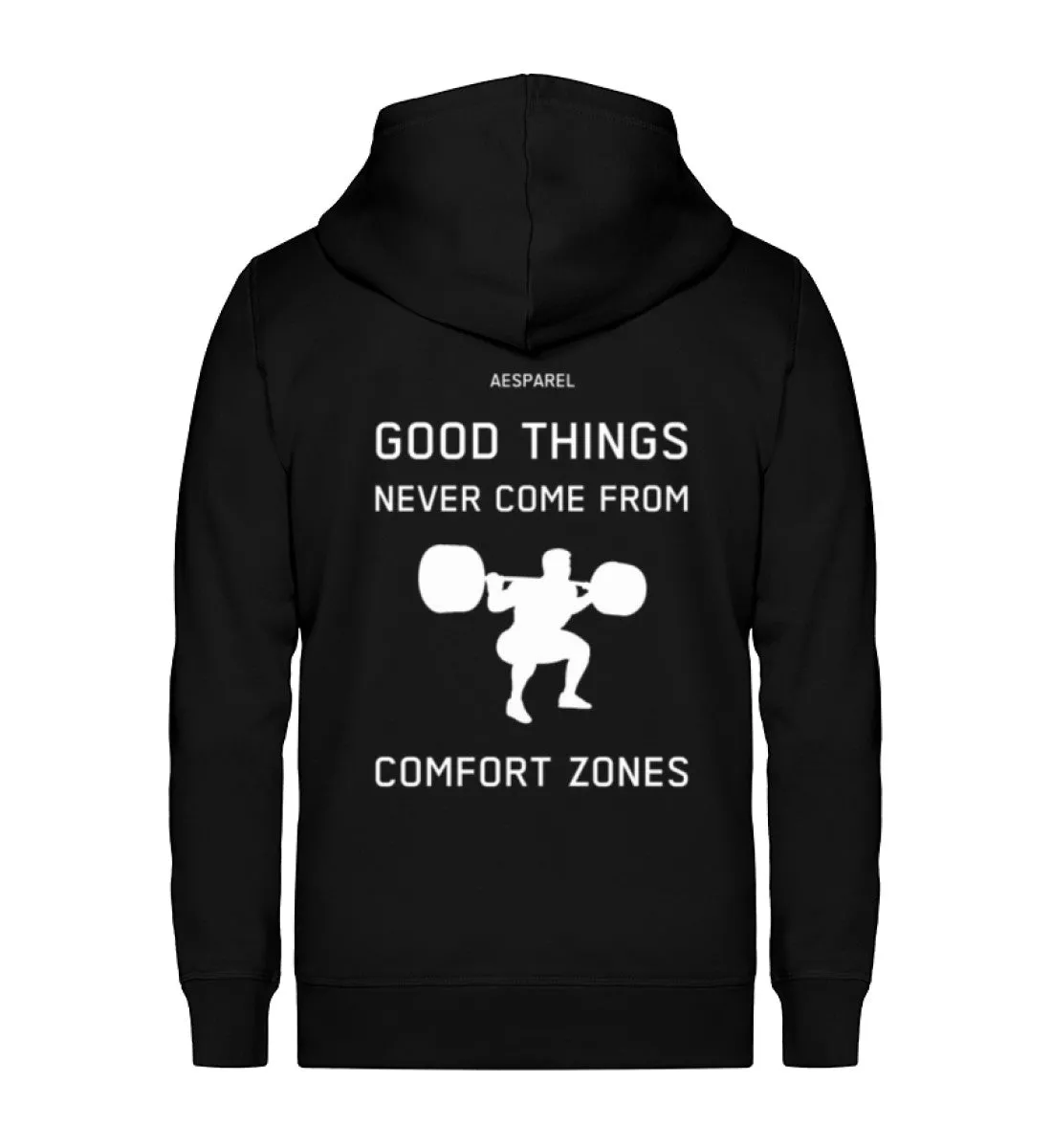 MEN'S ZIPPER-HOODIE "NO COMFORT ZONES"