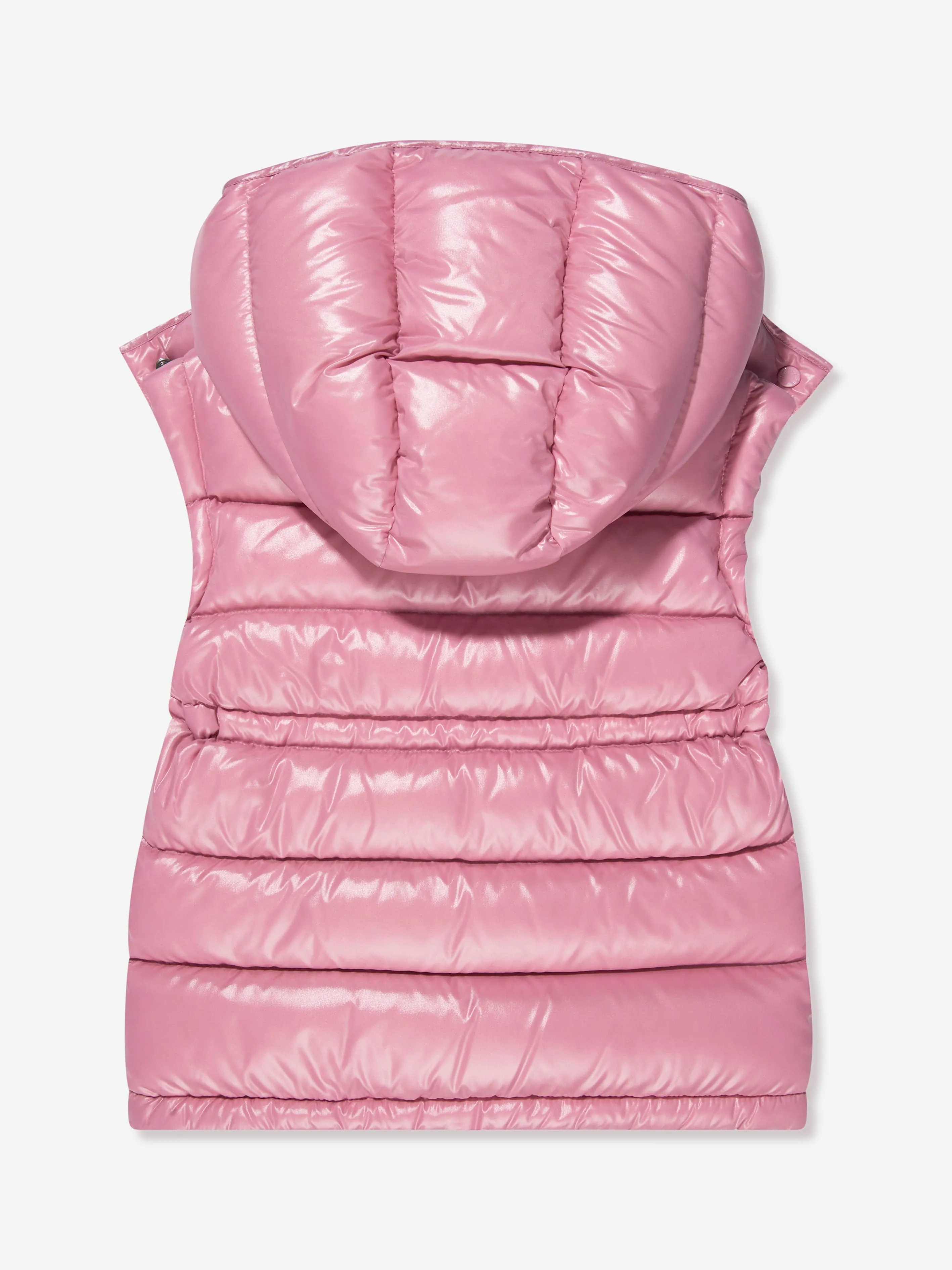 Moncler Enfant Girls Down Padded Ania Gilet in Pink