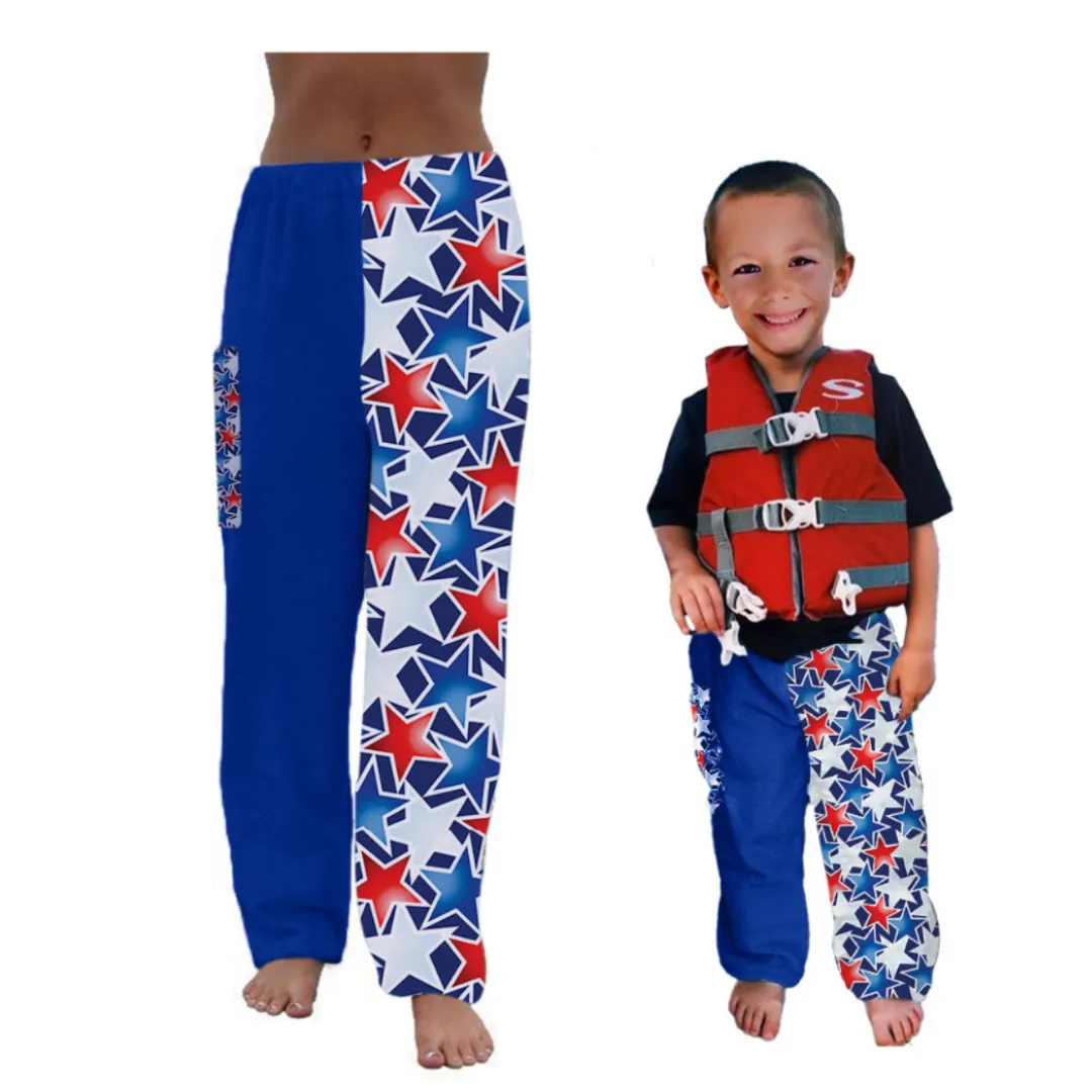 Patriotic Stars Towel Pants