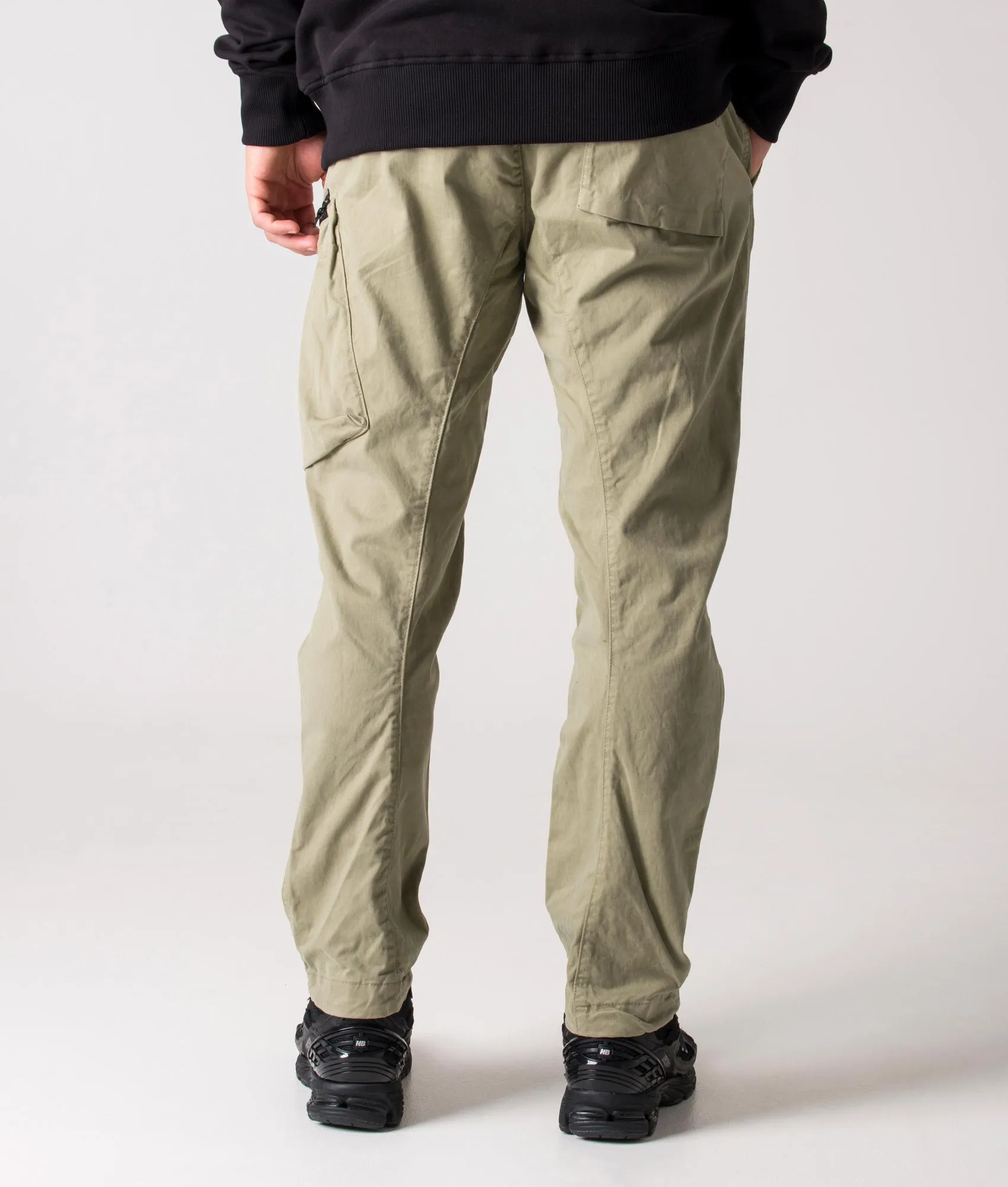 Regular Fit Stretch Sateen Pants