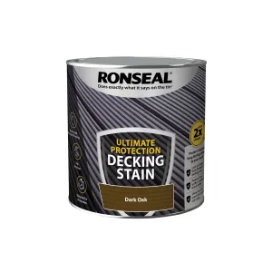 Ronseal Ultimate Protection Decking Stain - Dark Oak 2.5L