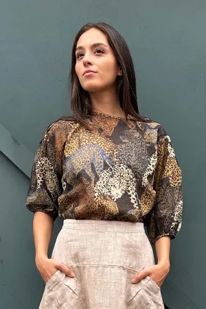 Sabana Blouse in Seersucker