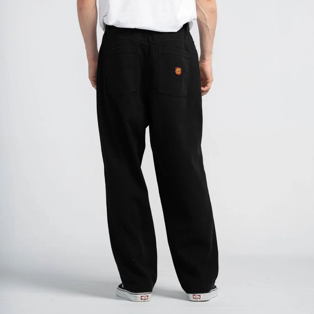 Santa Cruz Pant Big Pants Black Corduroy