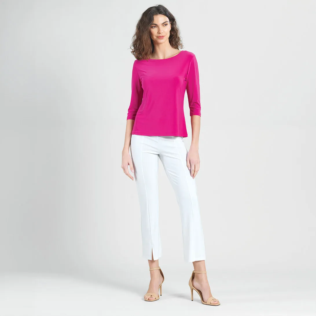 Scoop Neck Half Sleeve Top - 4 Colors