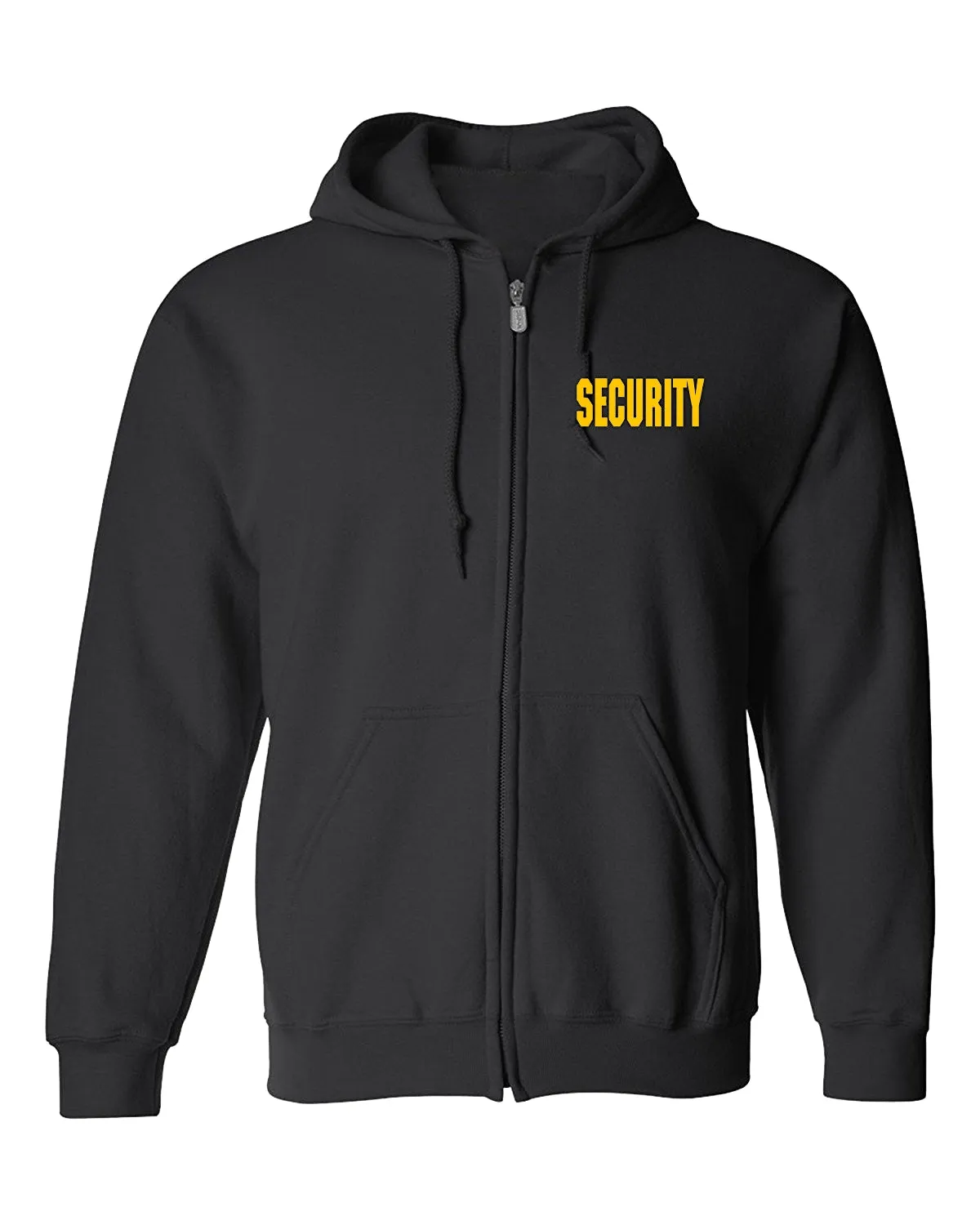 Security Zippered Hoodie Sweater with Gold ID