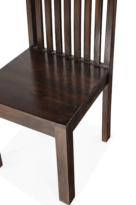 Solid Wood Cube Dining Set 4 Seater with Chairs