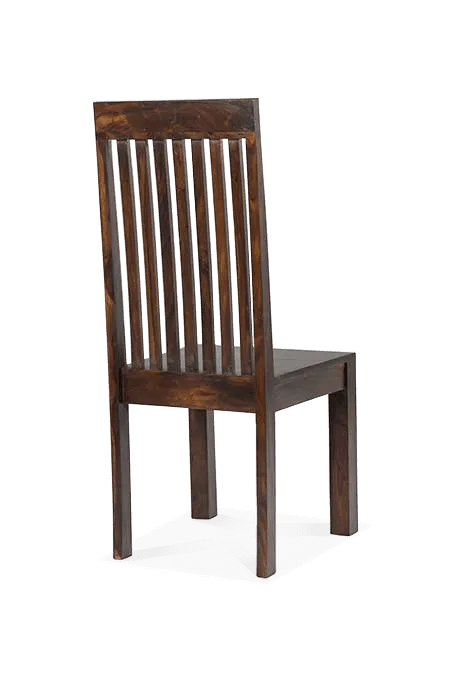 Solid Wood Cube Dining Set 4 Seater with Chairs