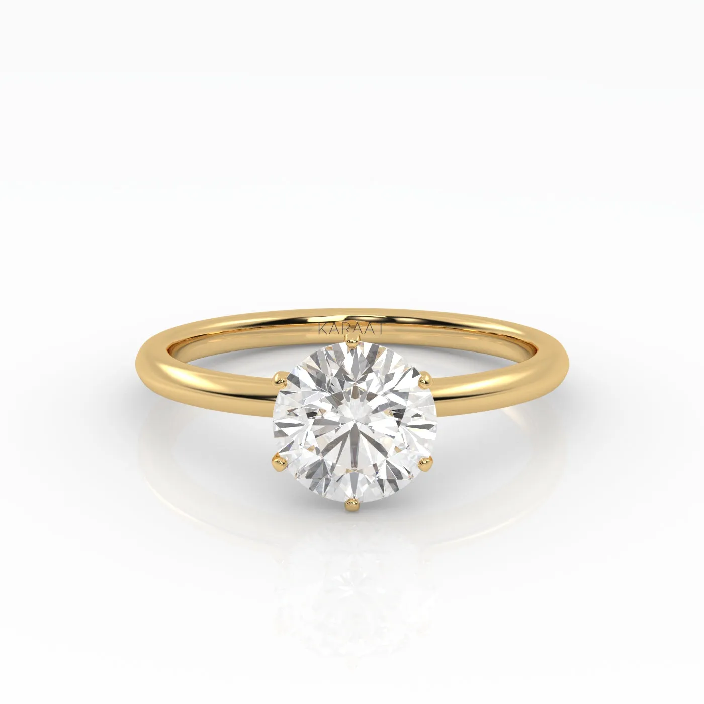 The Round Six Prong Solitaire