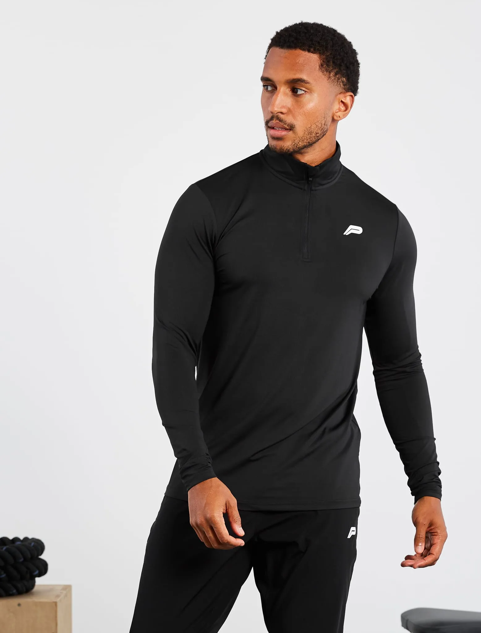 Training 1/4 Zip - Black