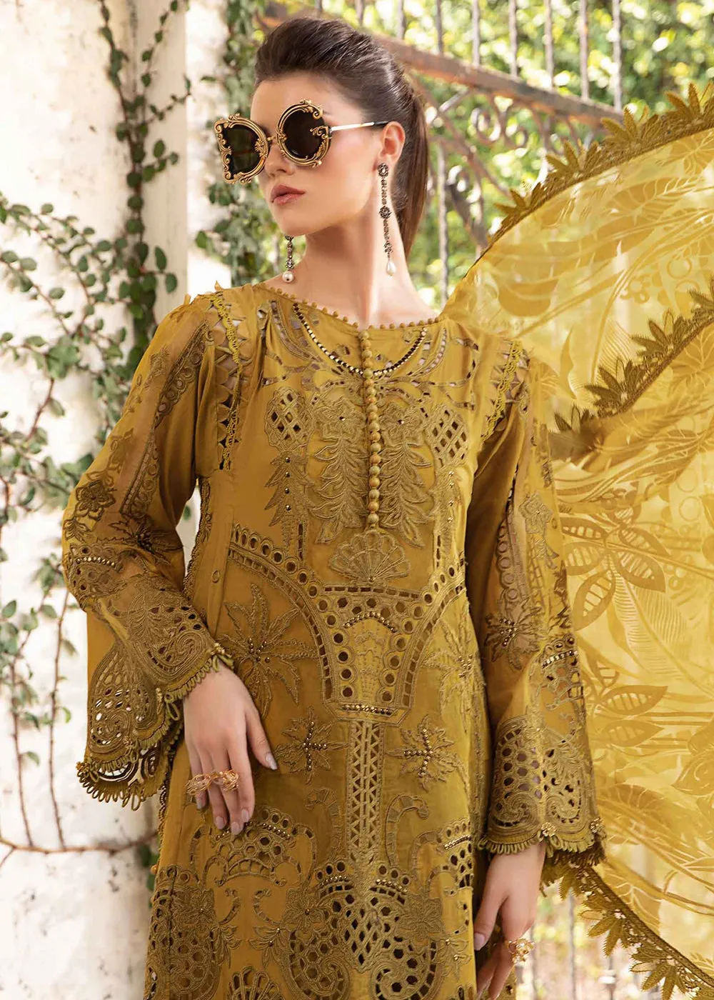 Unstitched Luxury Lawn Eid 2 Edition '24 by Maria B | EL-24-08