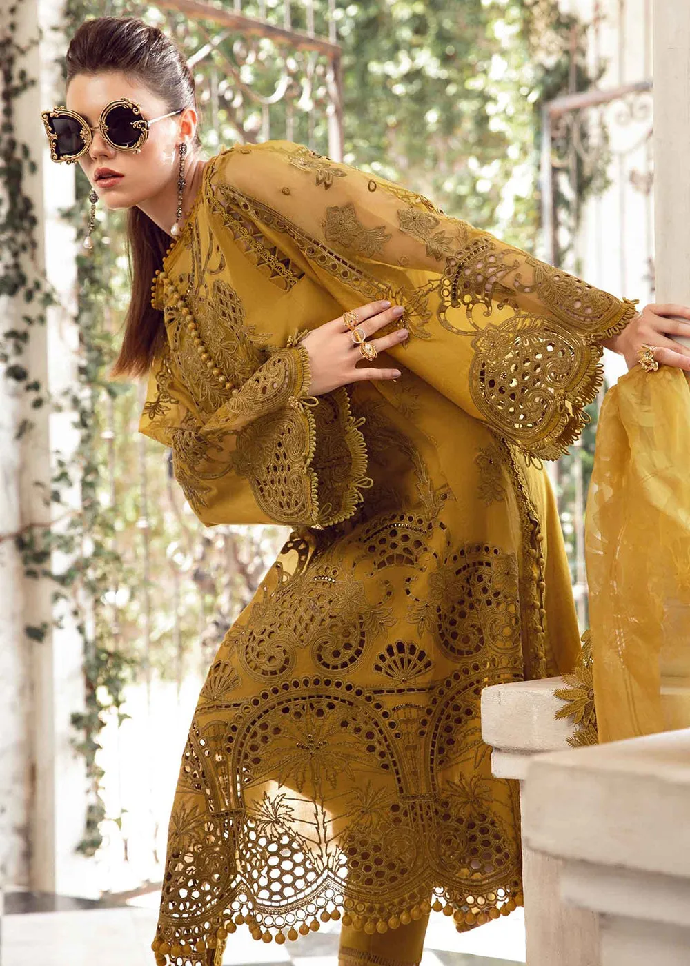 Unstitched Luxury Lawn Eid 2 Edition '24 by Maria B | EL-24-08