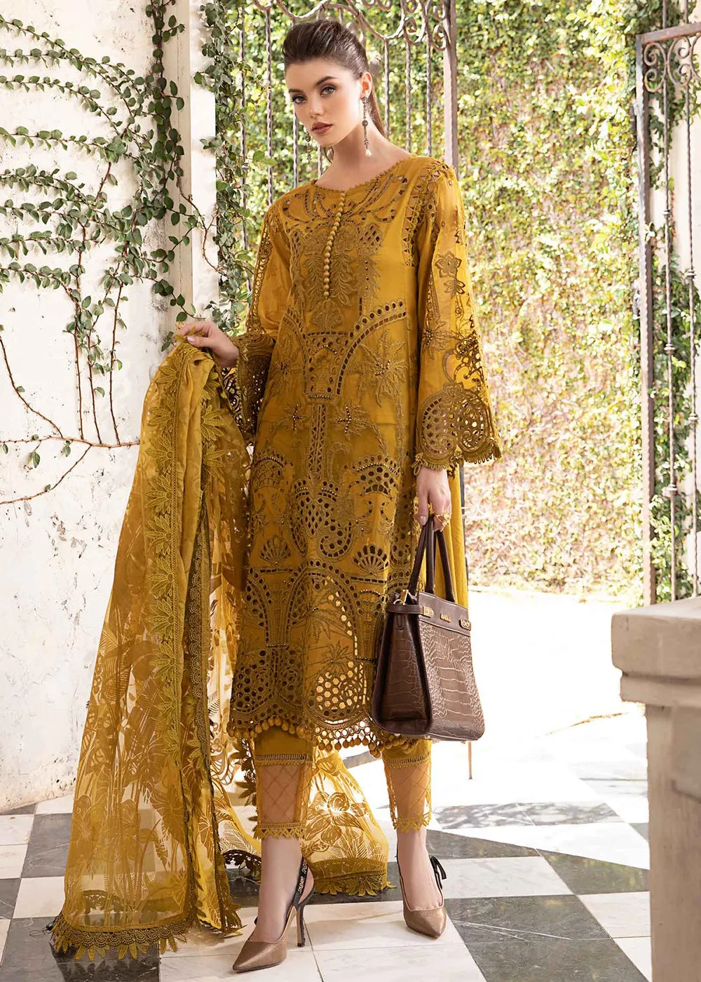 Unstitched Luxury Lawn Eid 2 Edition '24 by Maria B | EL-24-08