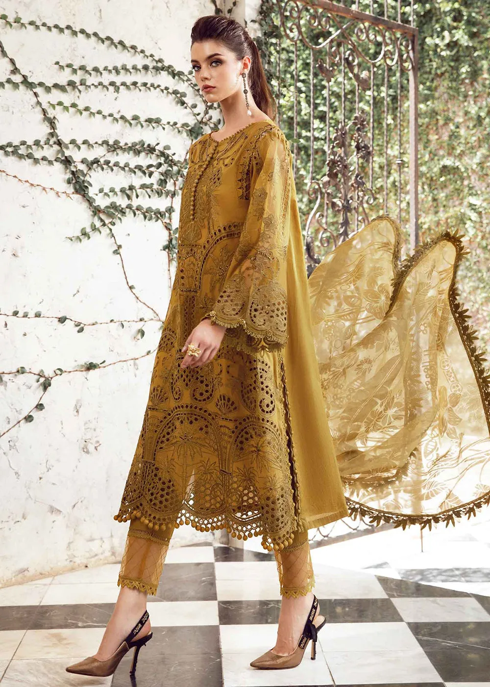 Unstitched Luxury Lawn Eid 2 Edition '24 by Maria B | EL-24-08