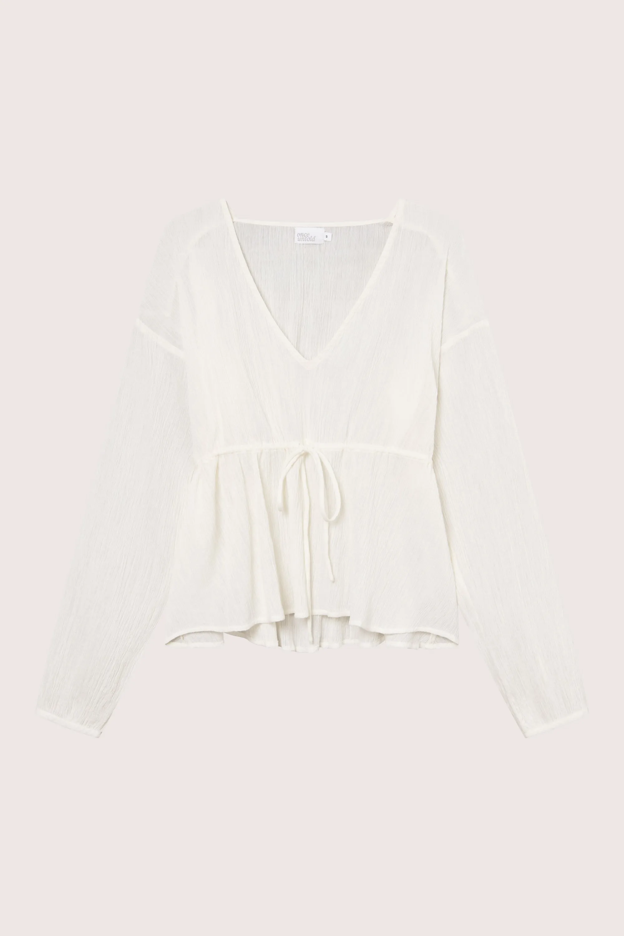 Wave Blouse - Ecru