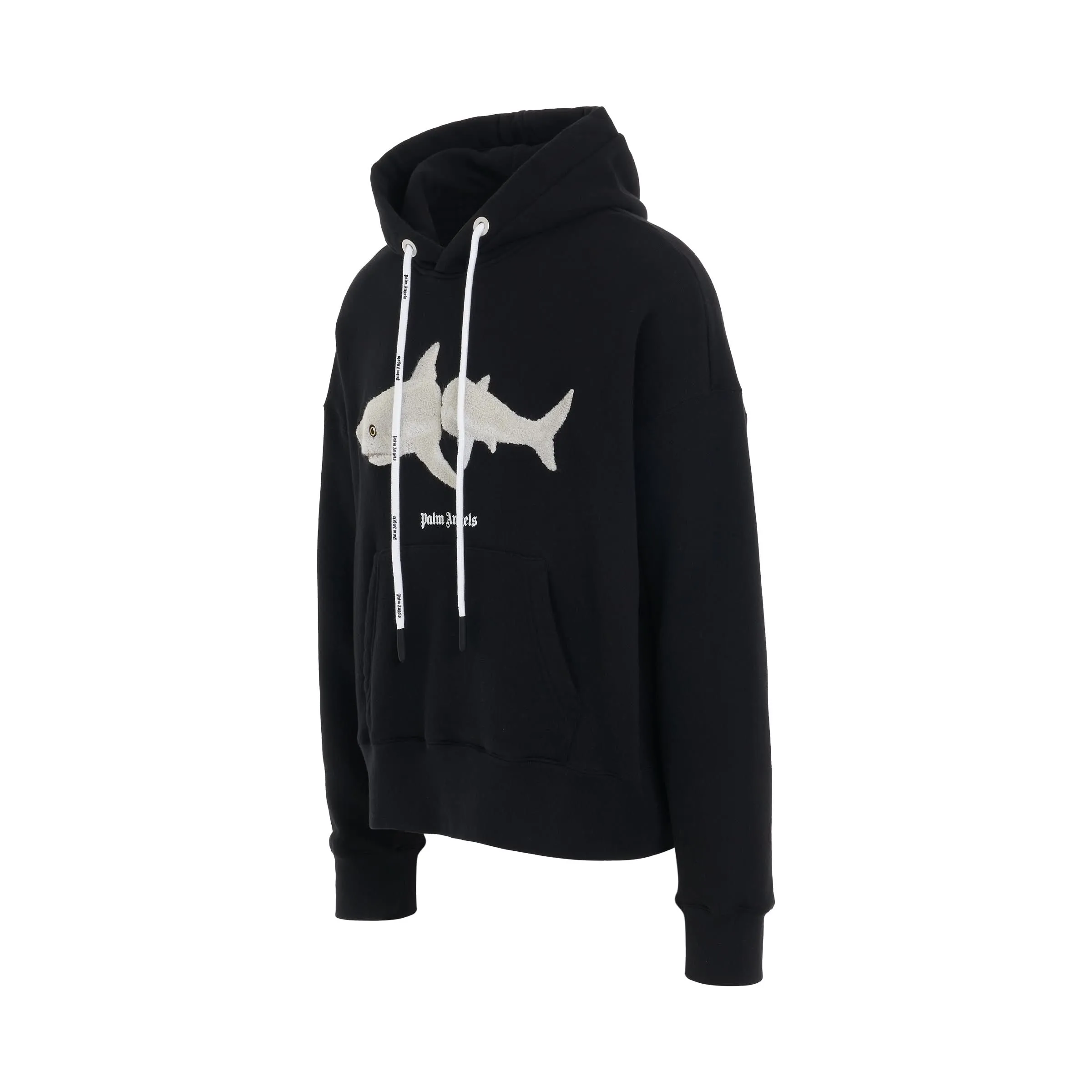 White Shark Hoodie in Black/White